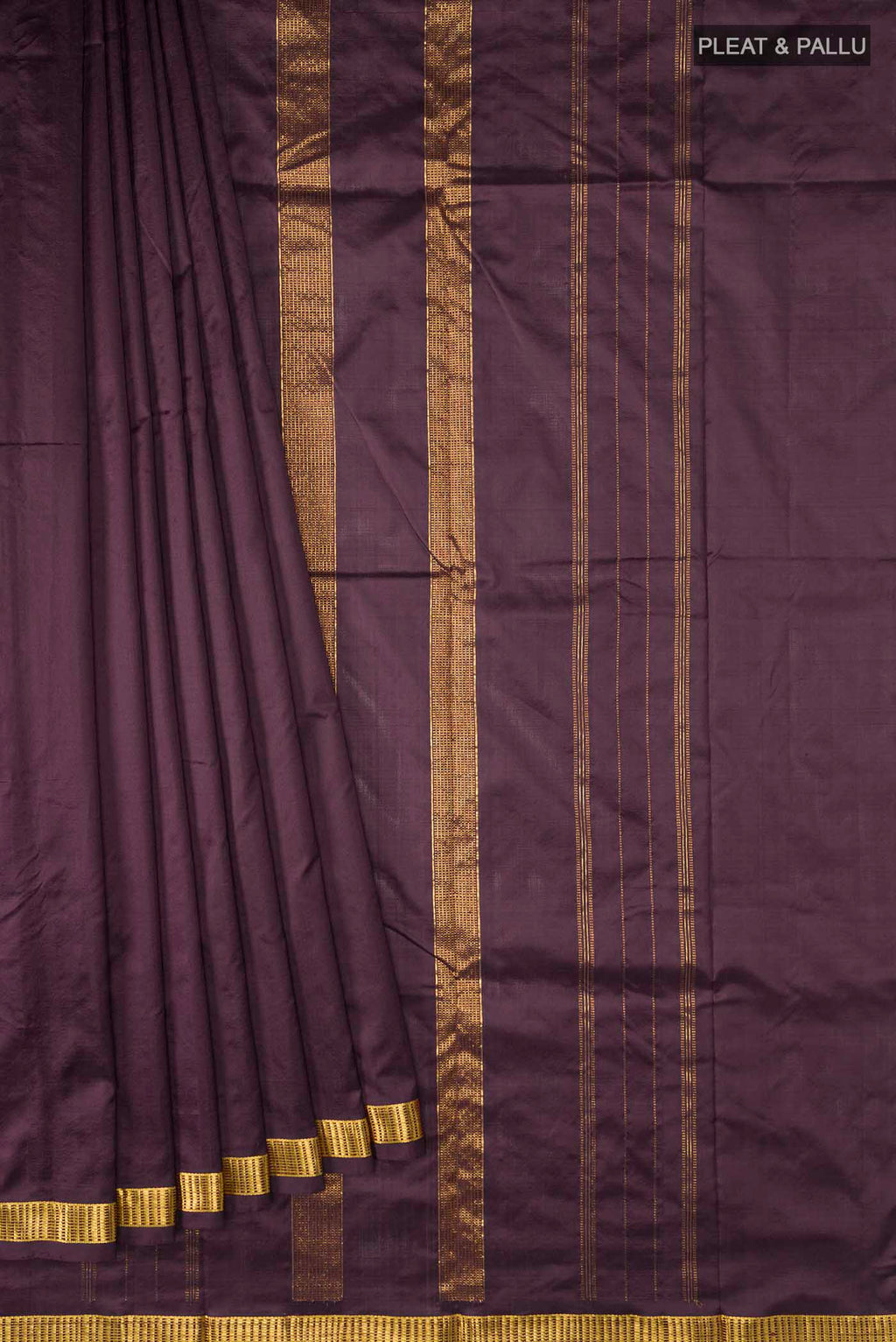 pleats pallu