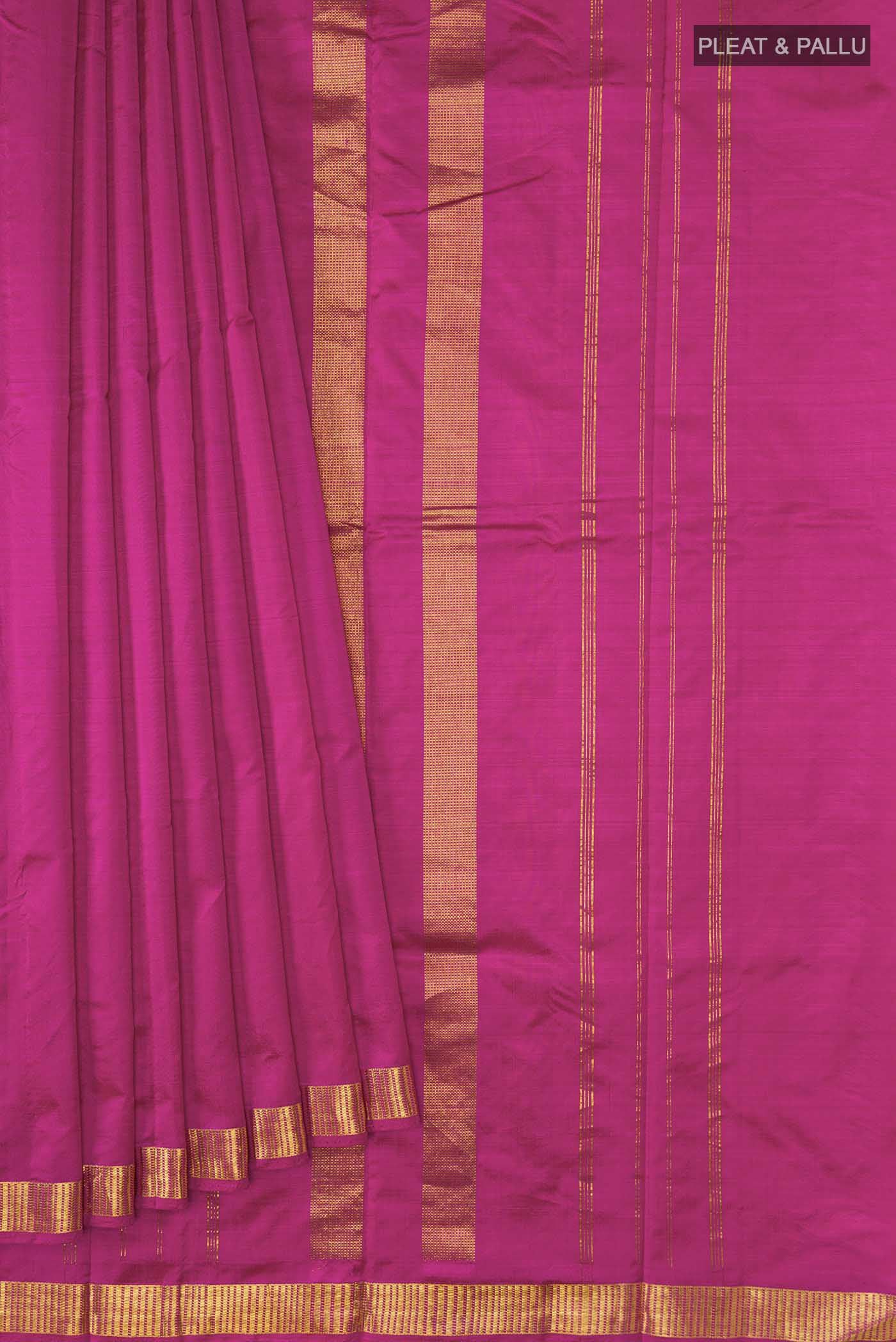pleats pallu