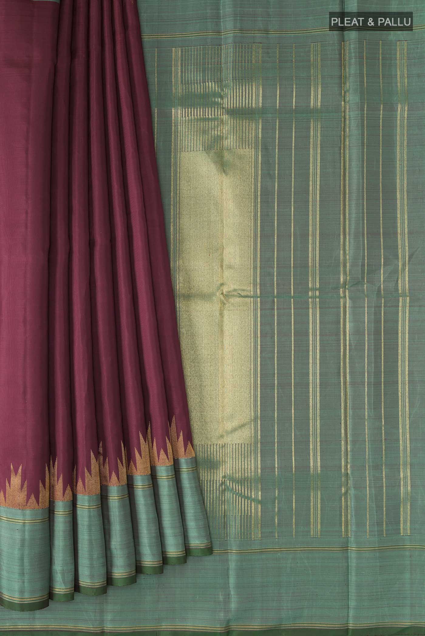 pleats pallu