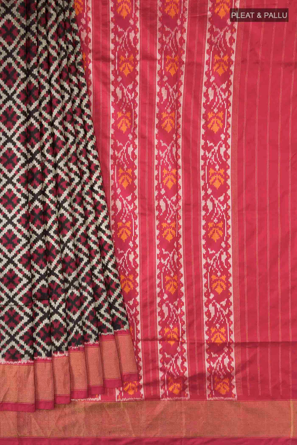pleats pallu