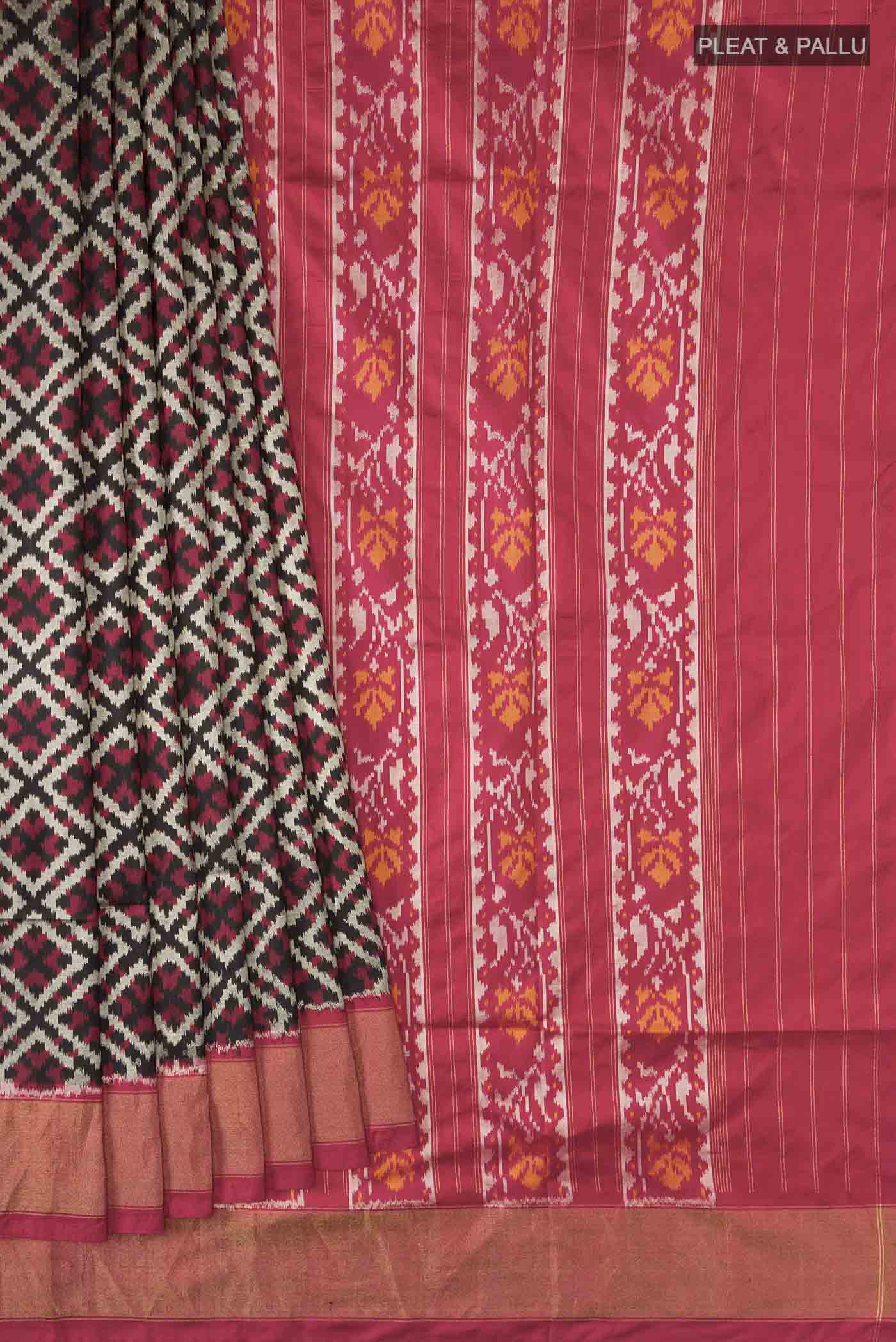 pleats pallu