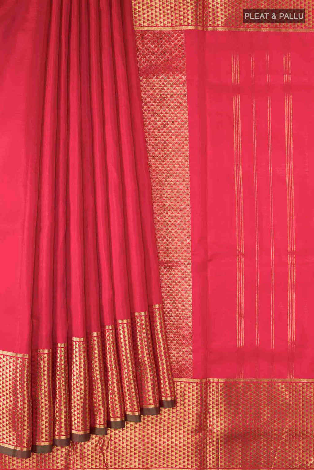 pleats pallu