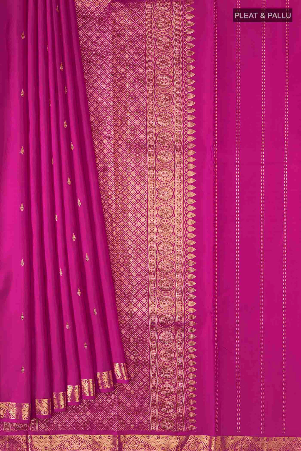 pleats pallu