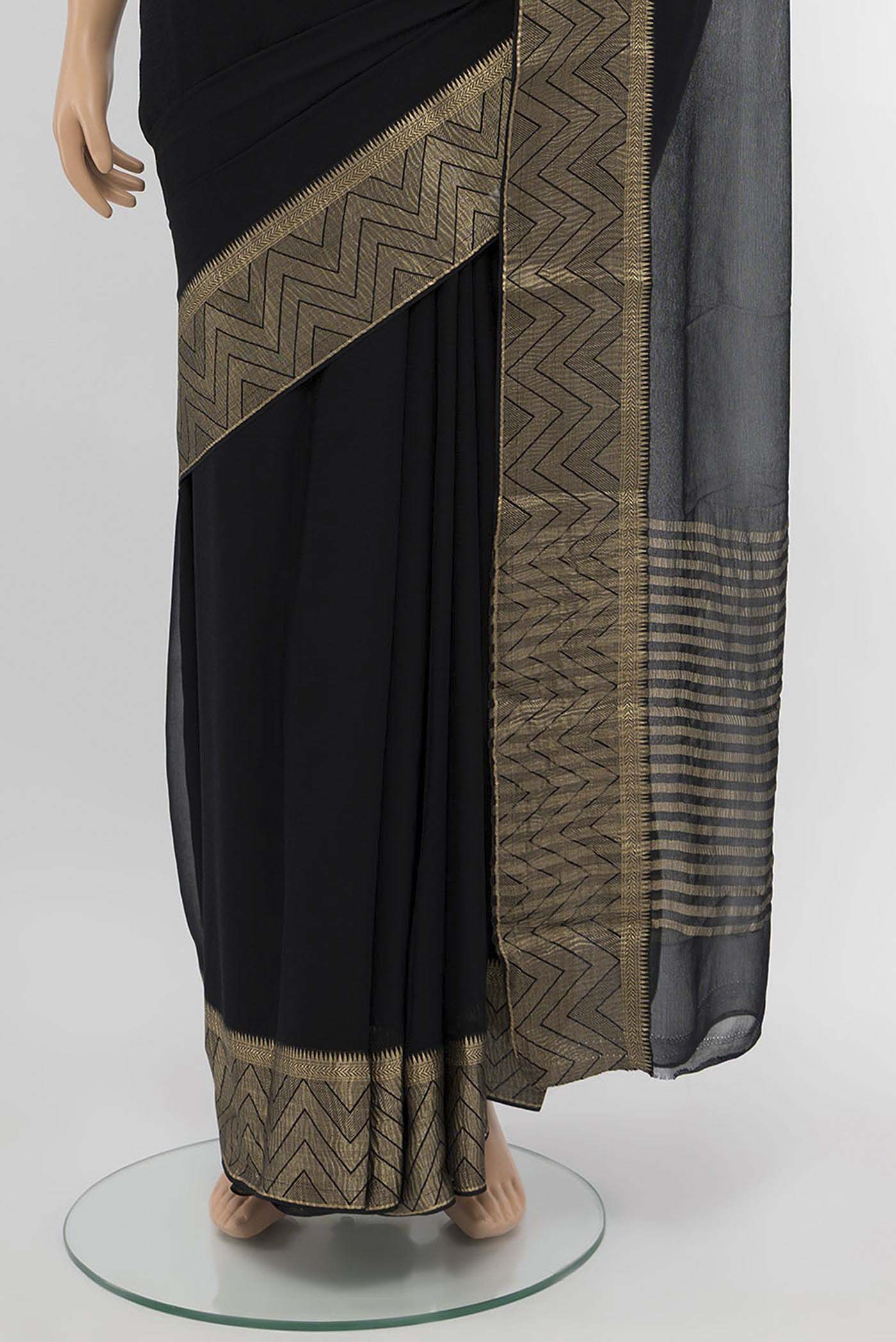 pleats pallu