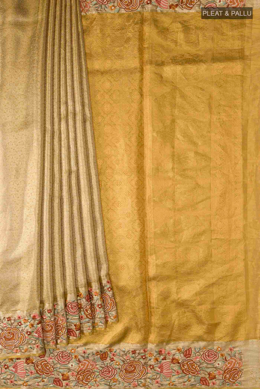 pleats pallu