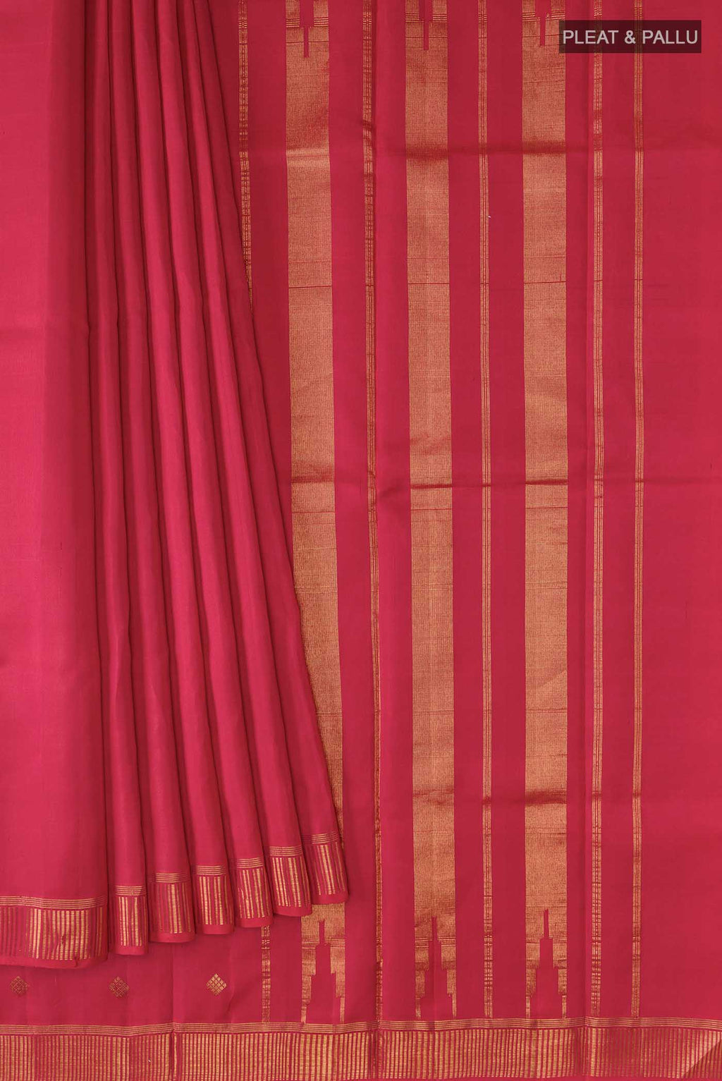 pleats pallu