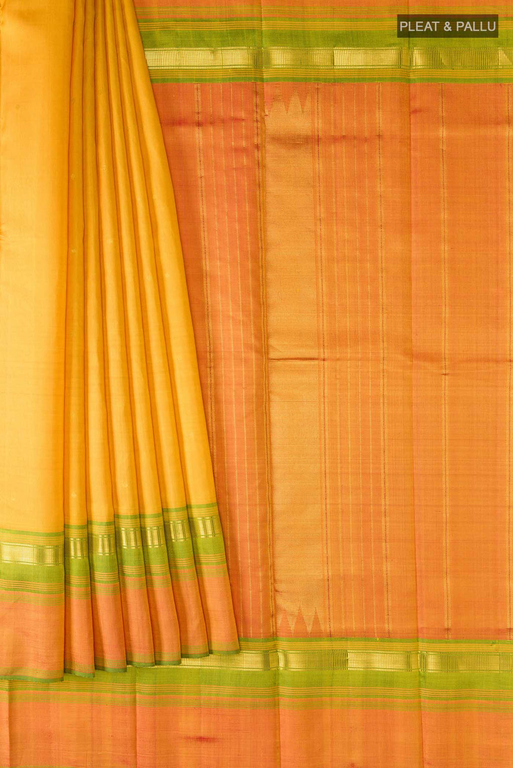 pleats pallu
