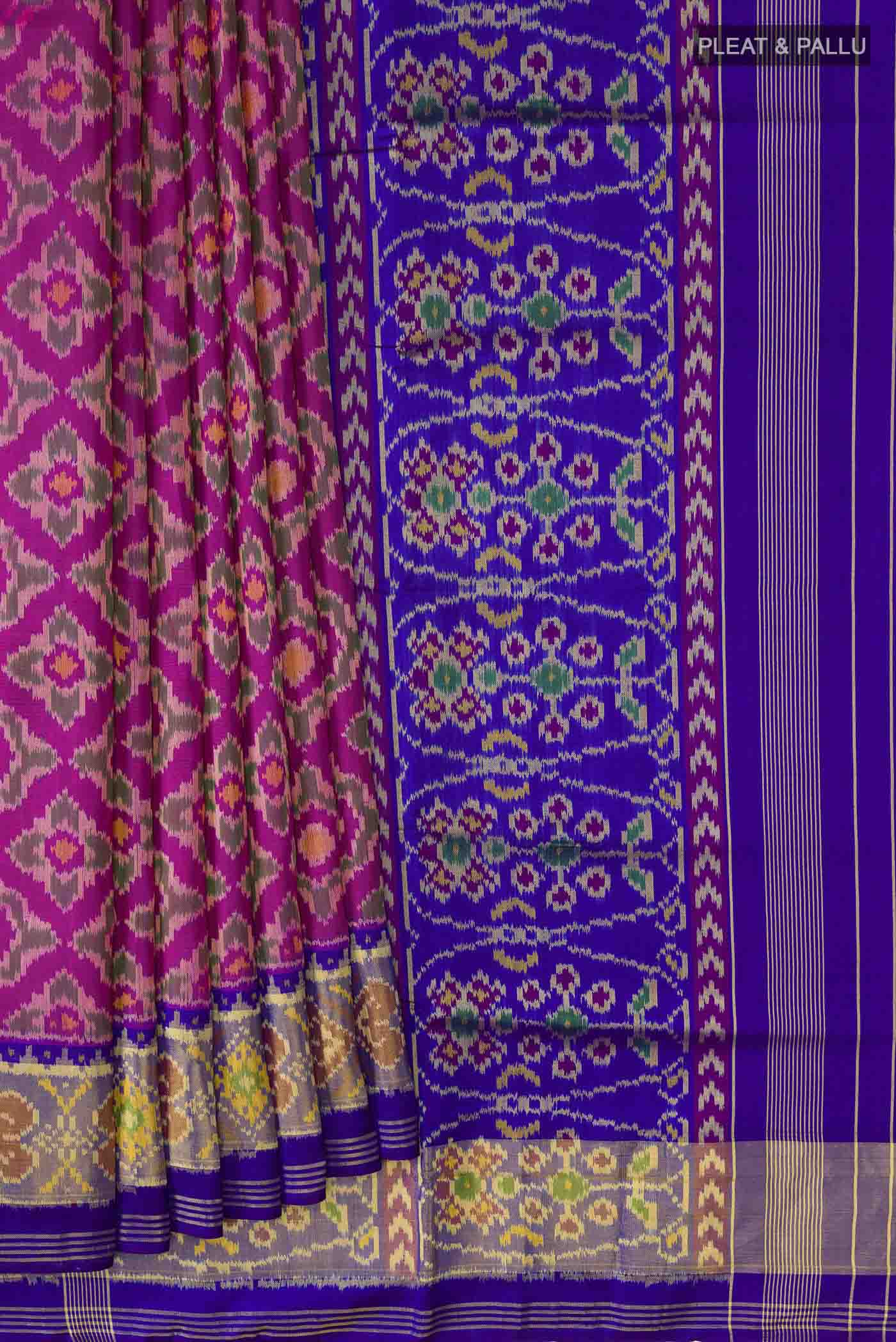 pleats pallu