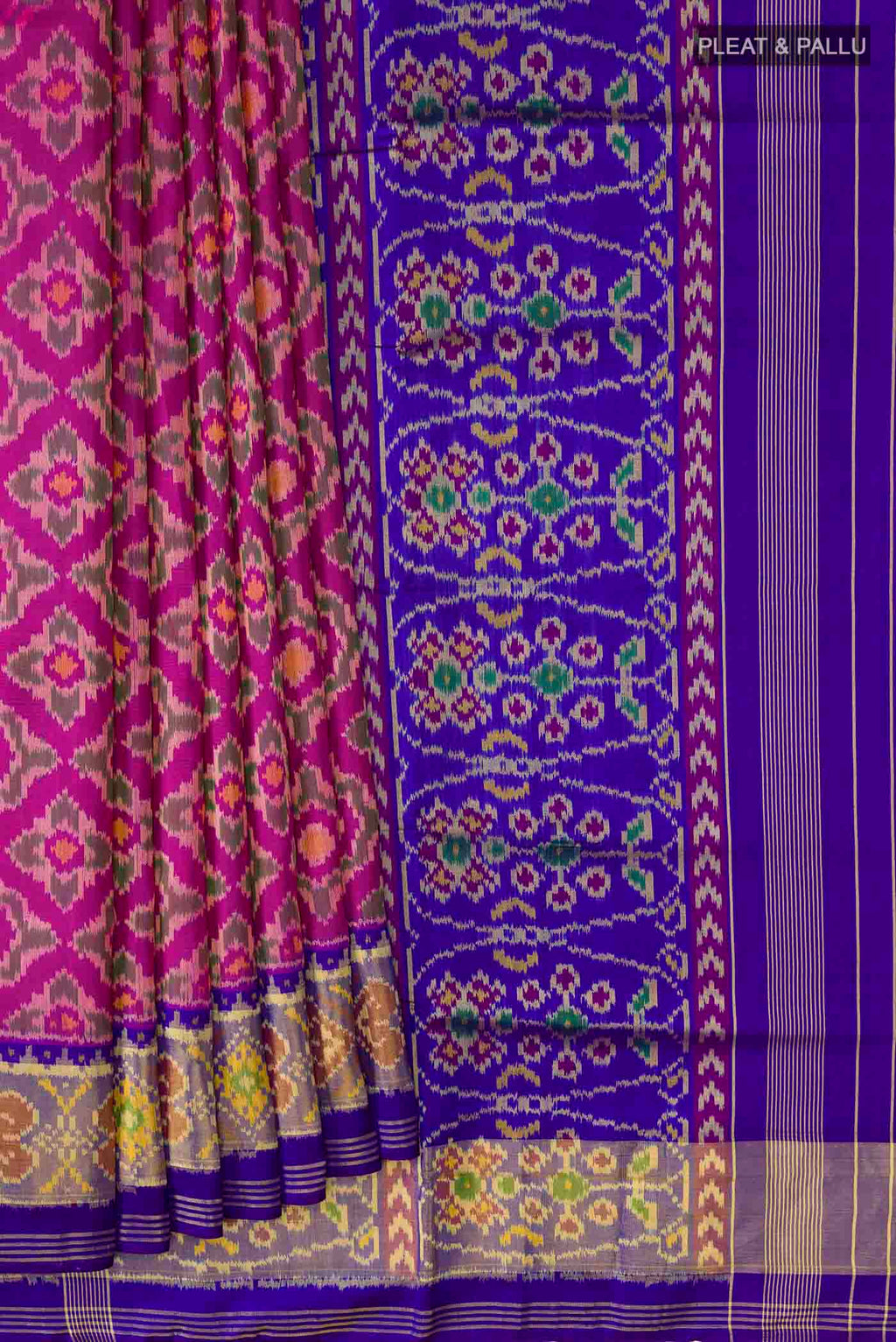 pleats pallu