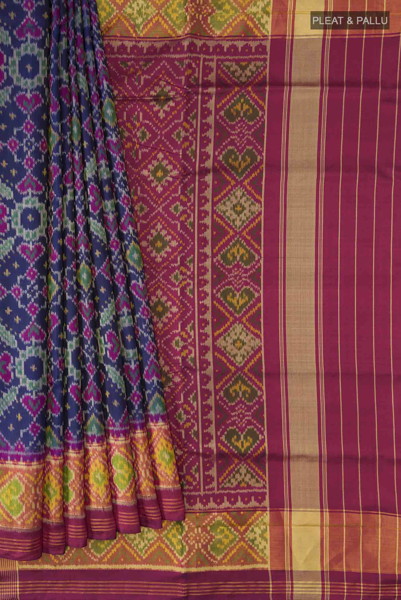 pleats pallu