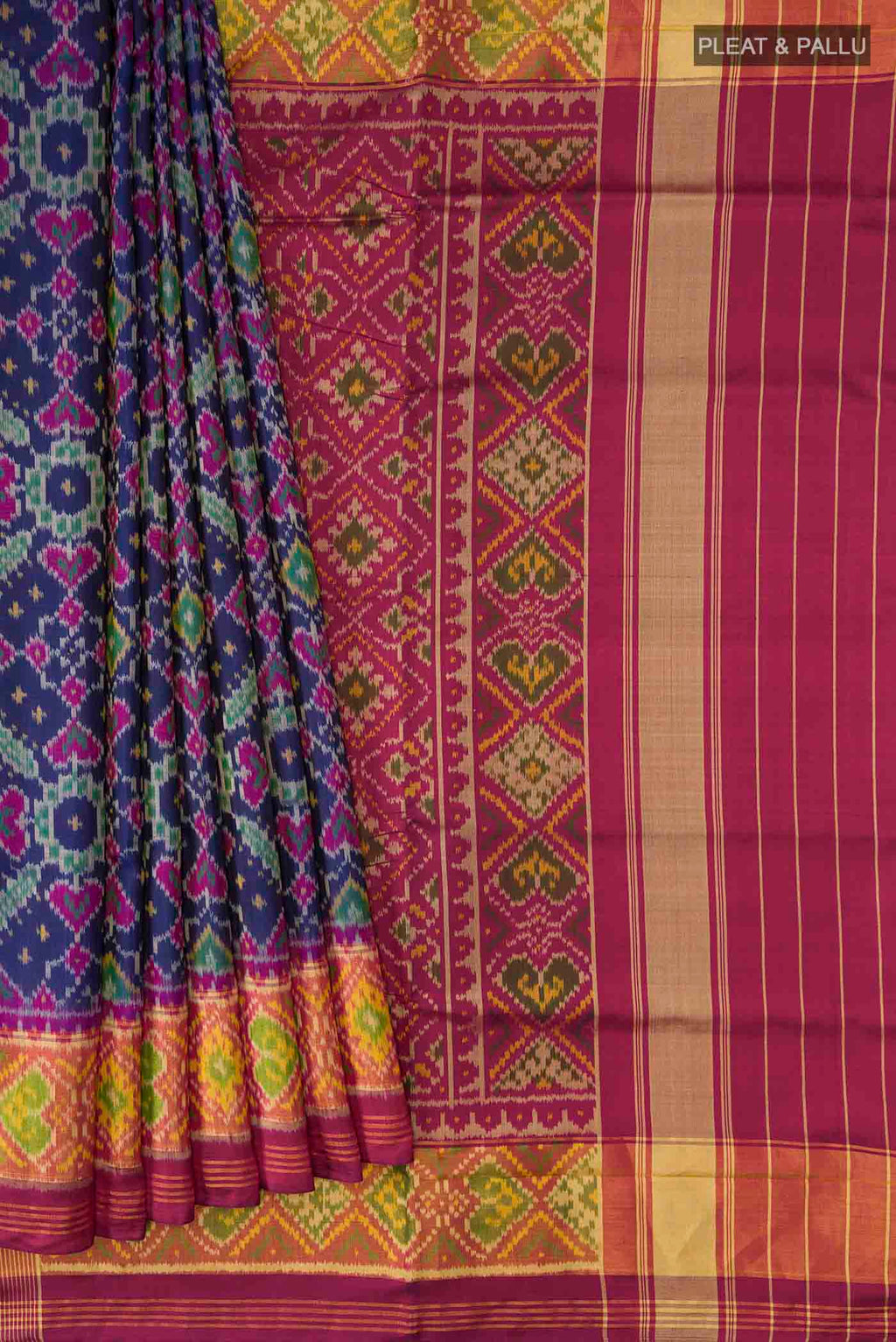 pleats pallu