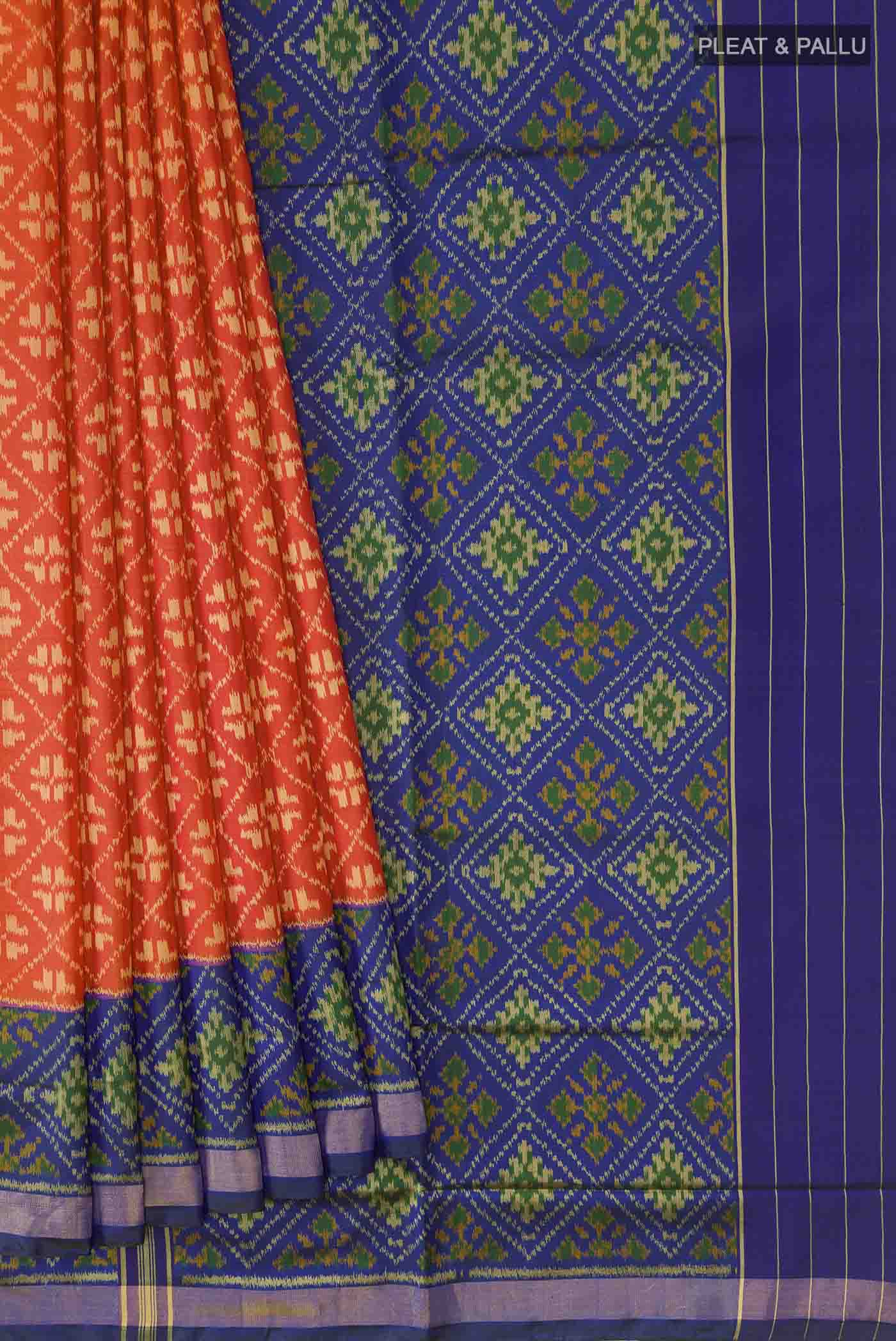 pleats pallu