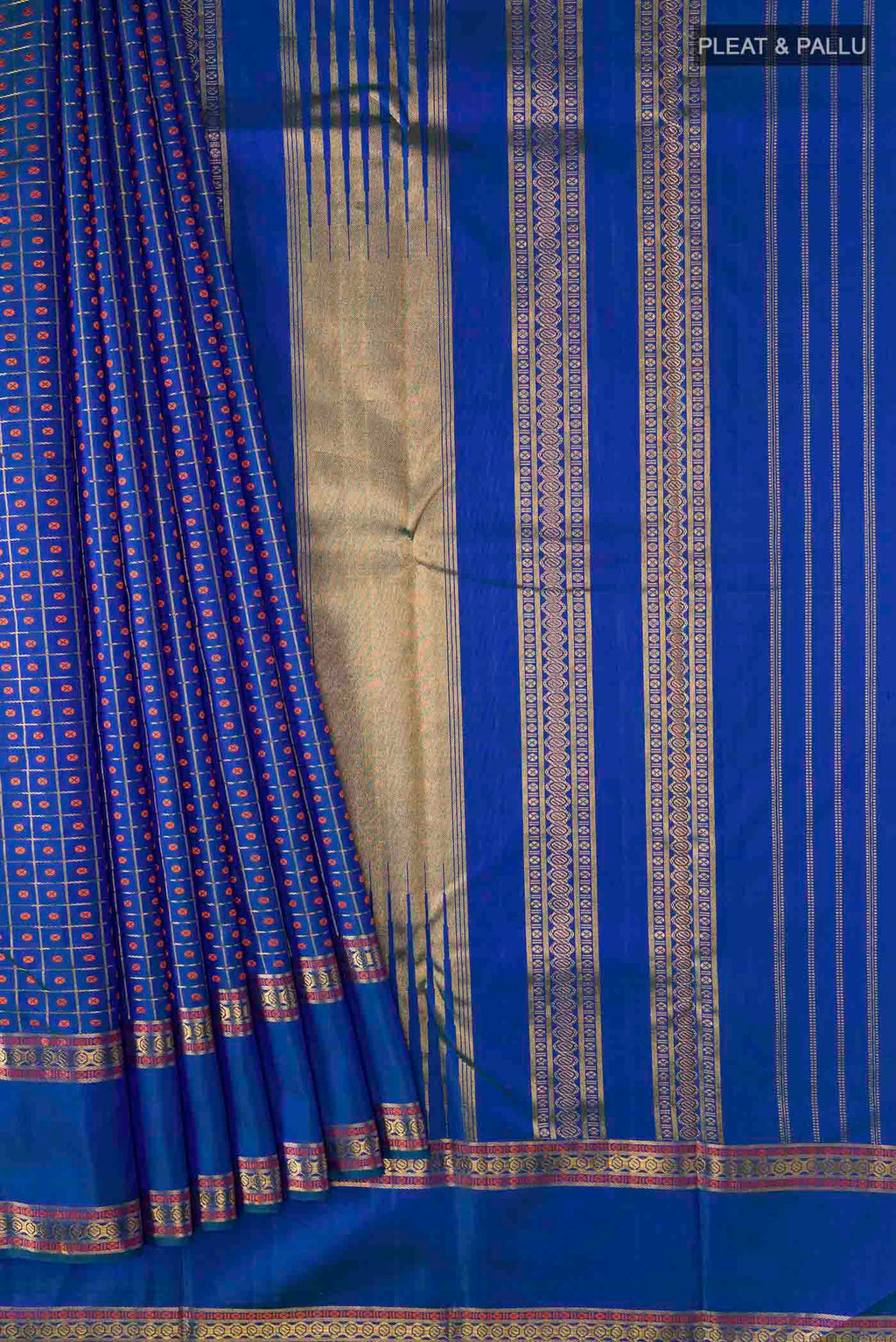 pleats pallu