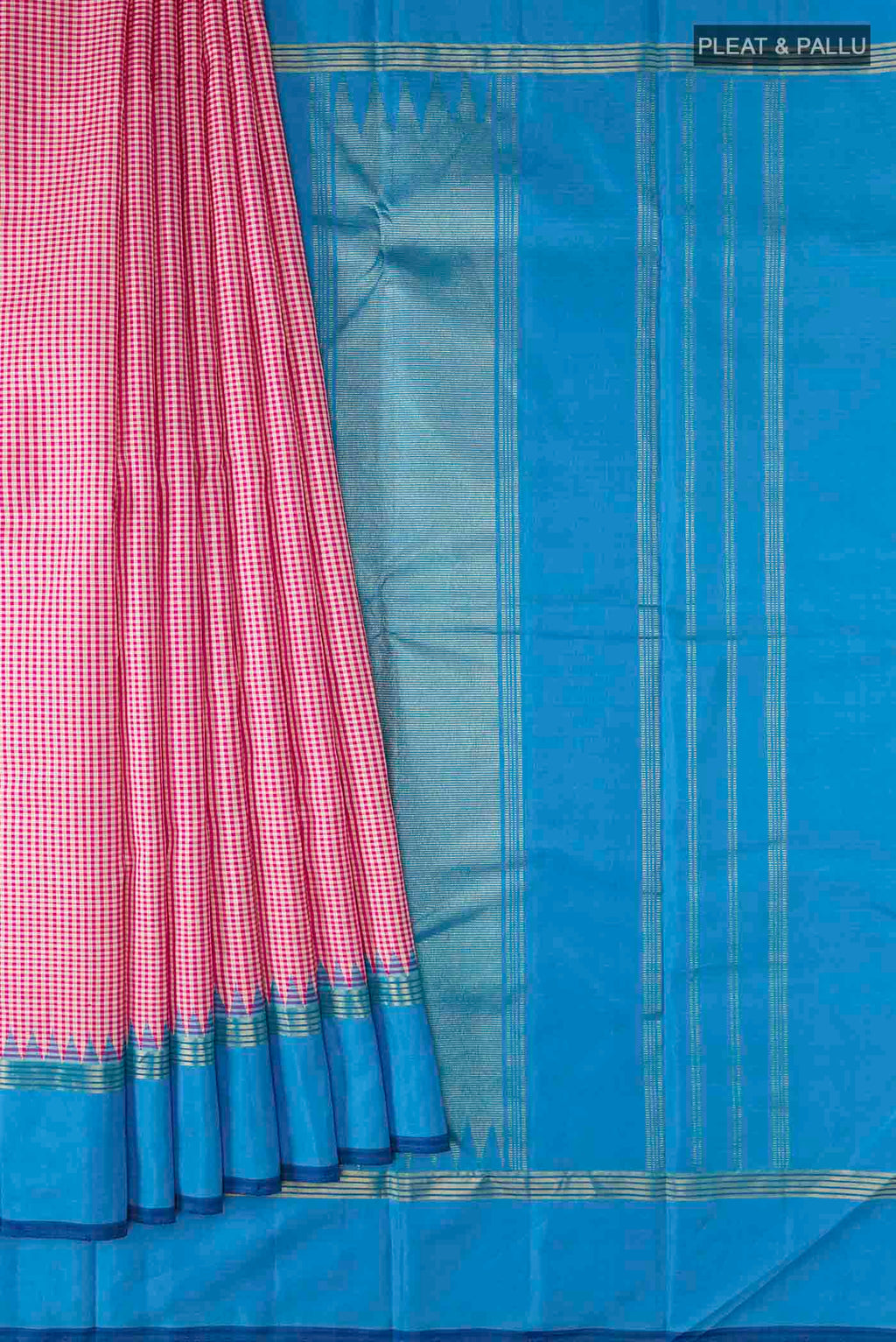 pleats pallu
