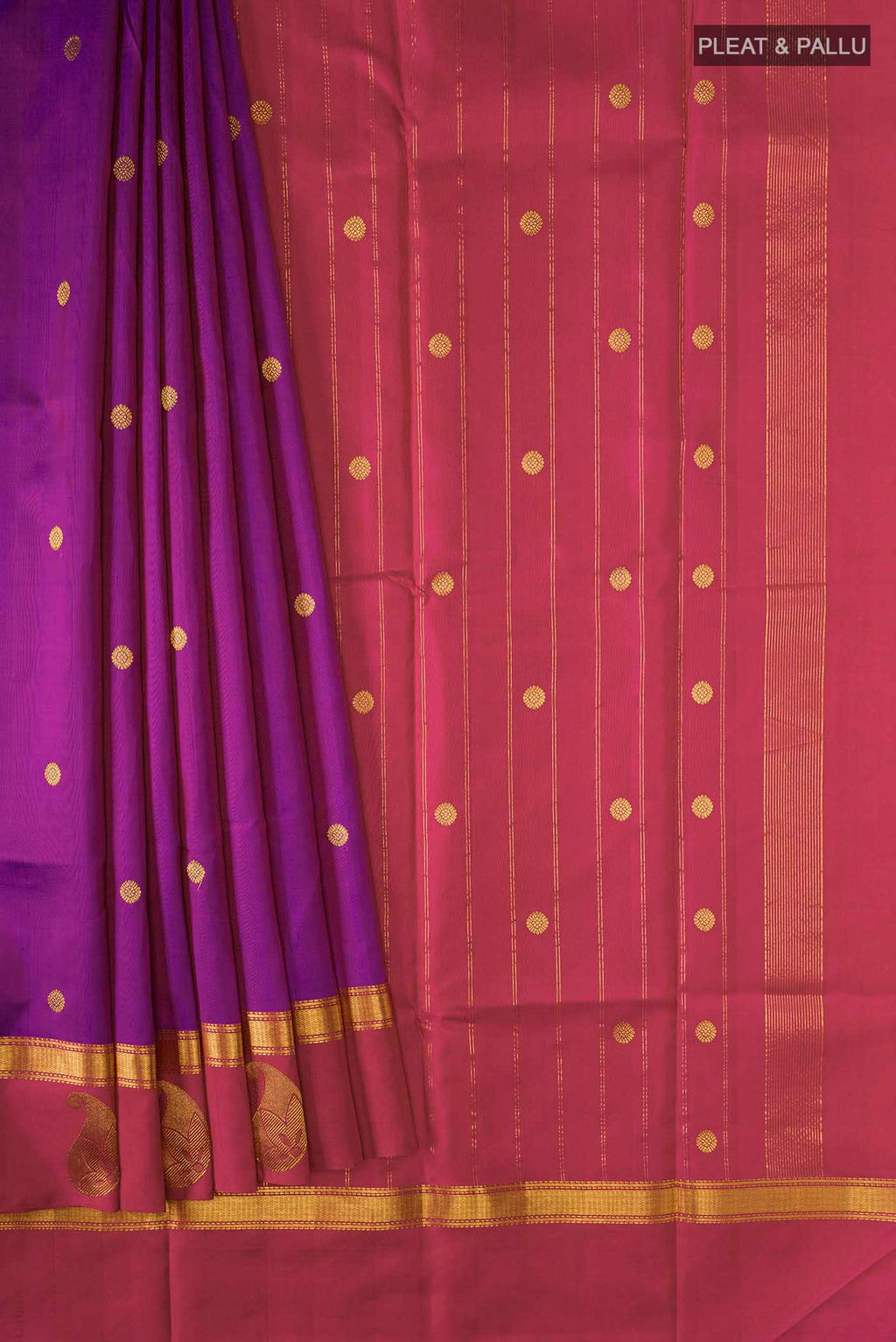 pleats pallu