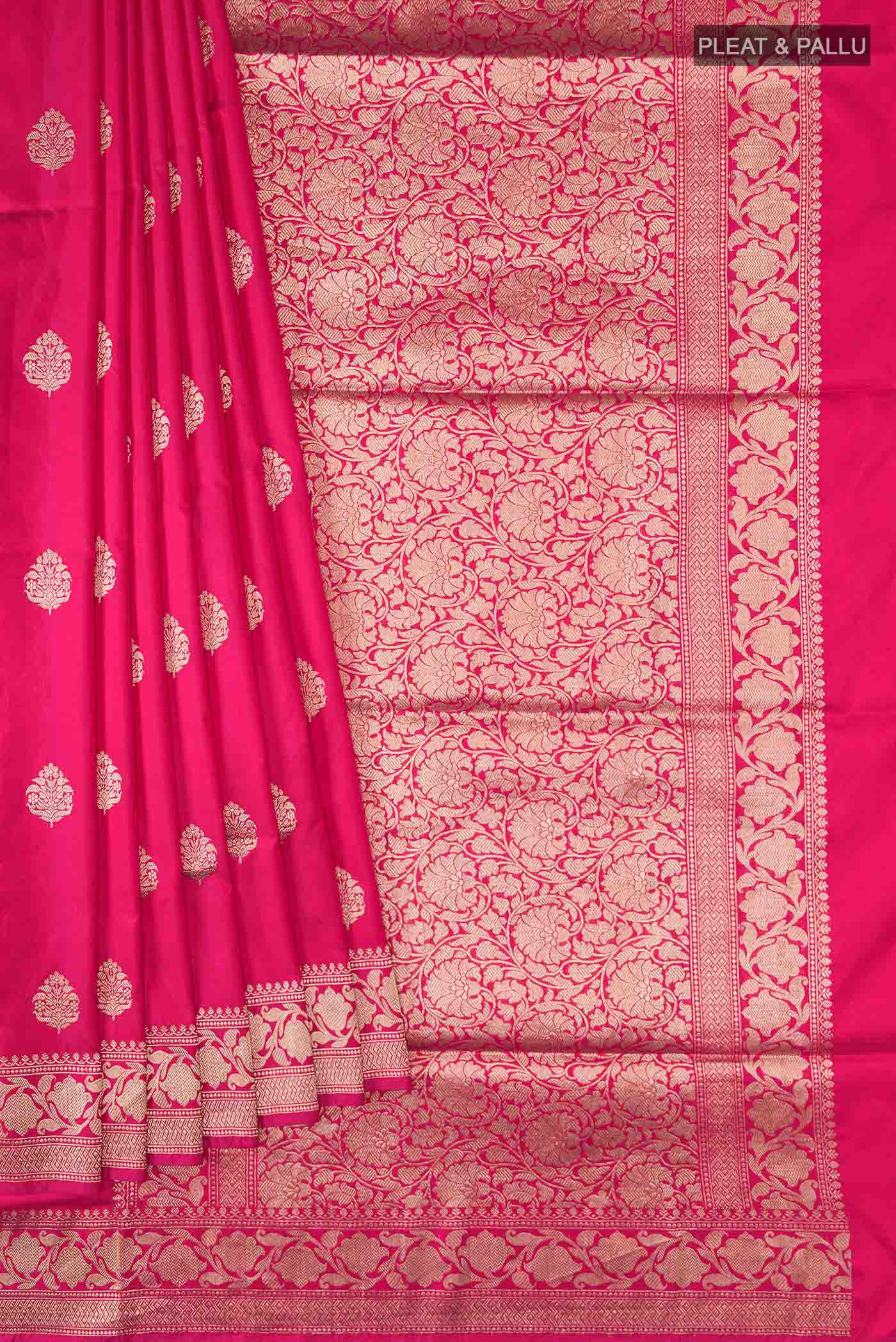 pleats pallu