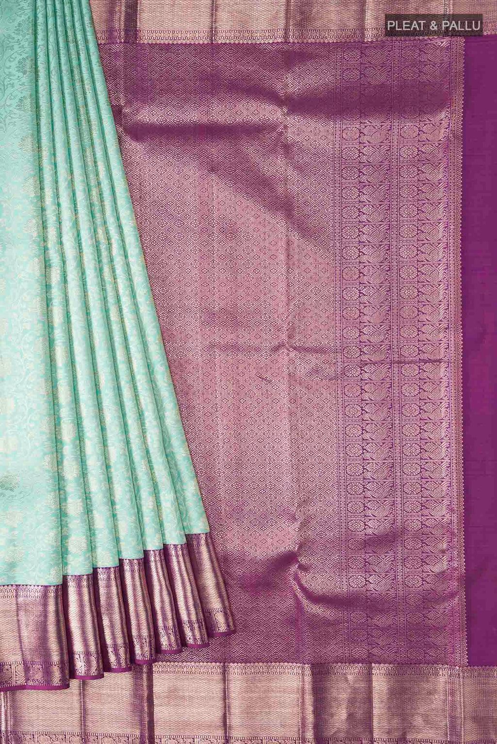 pleats pallu