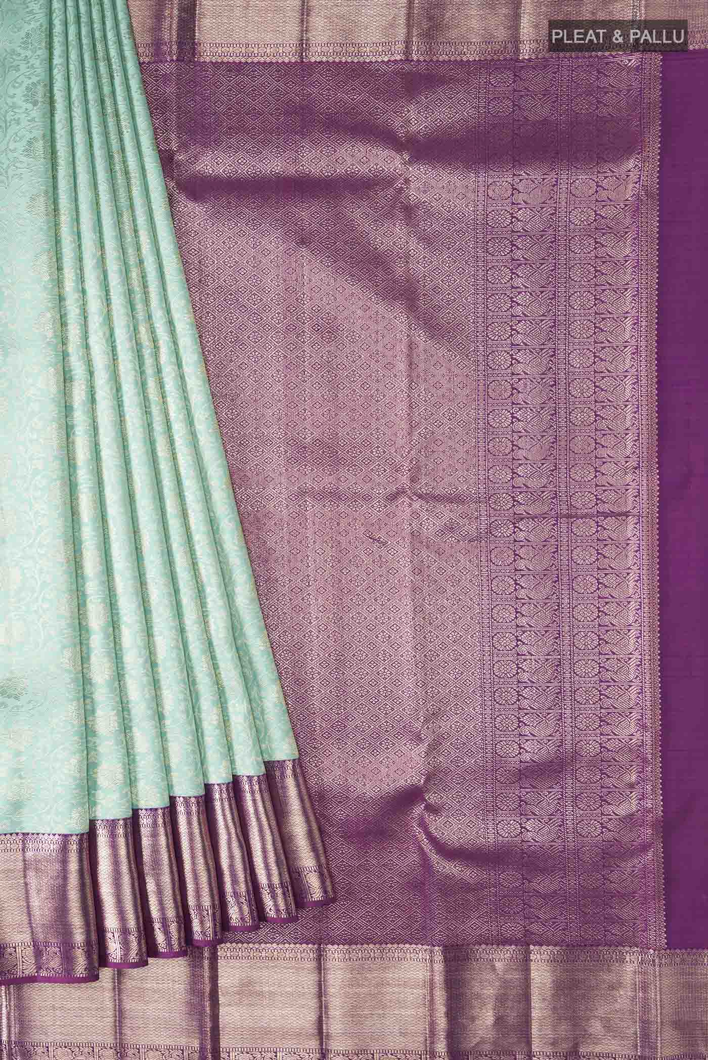 pleats pallu