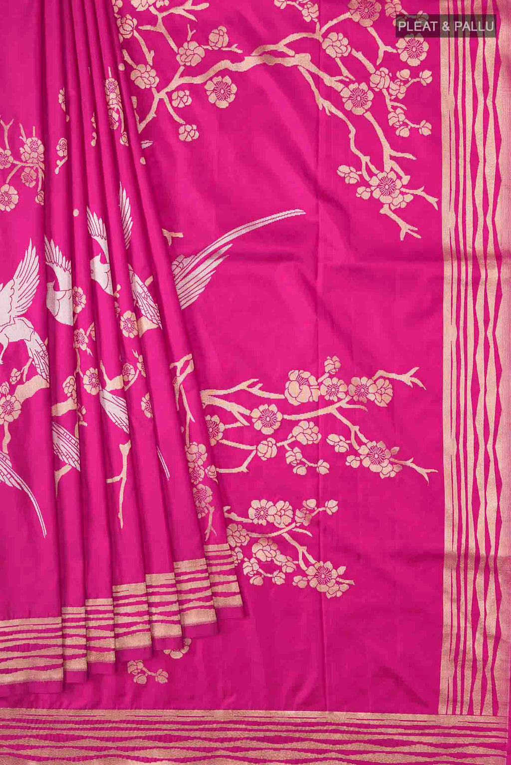 pleats pallu