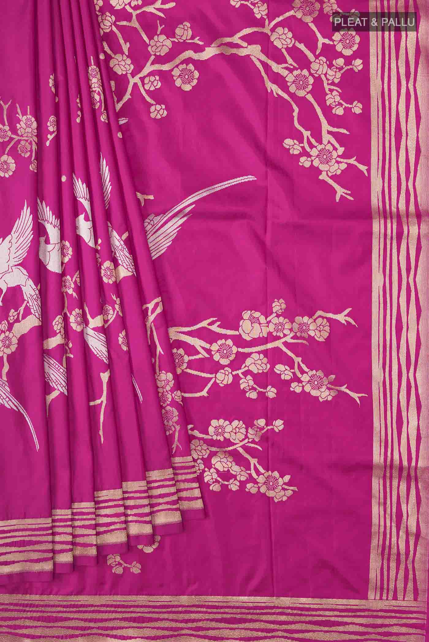 pleats pallu