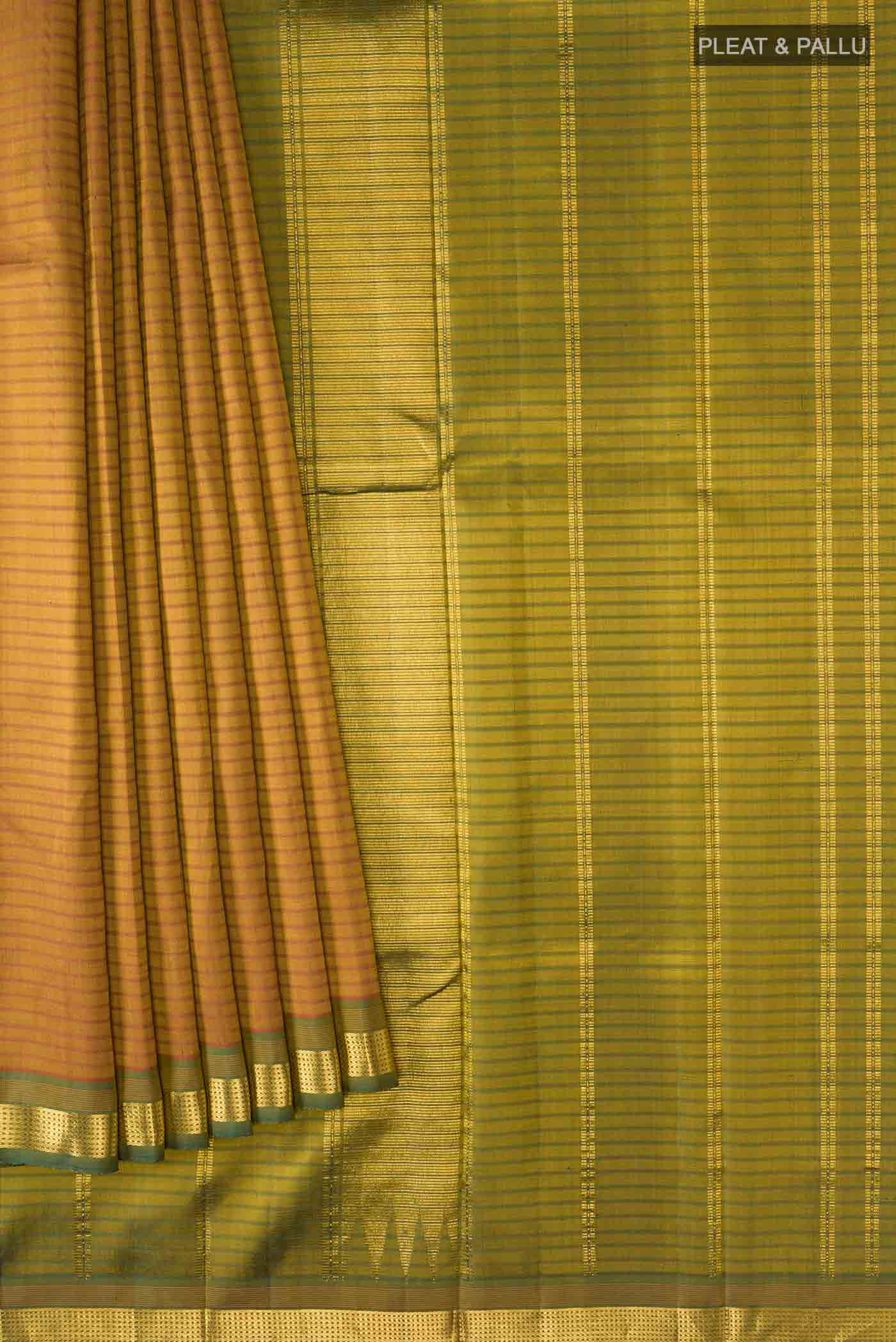 pleats pallu
