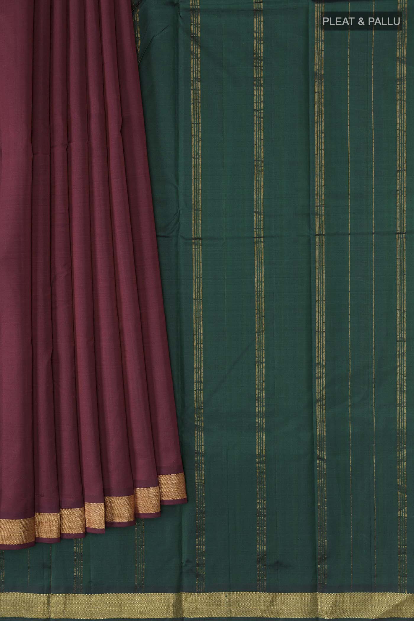 pleats pallu