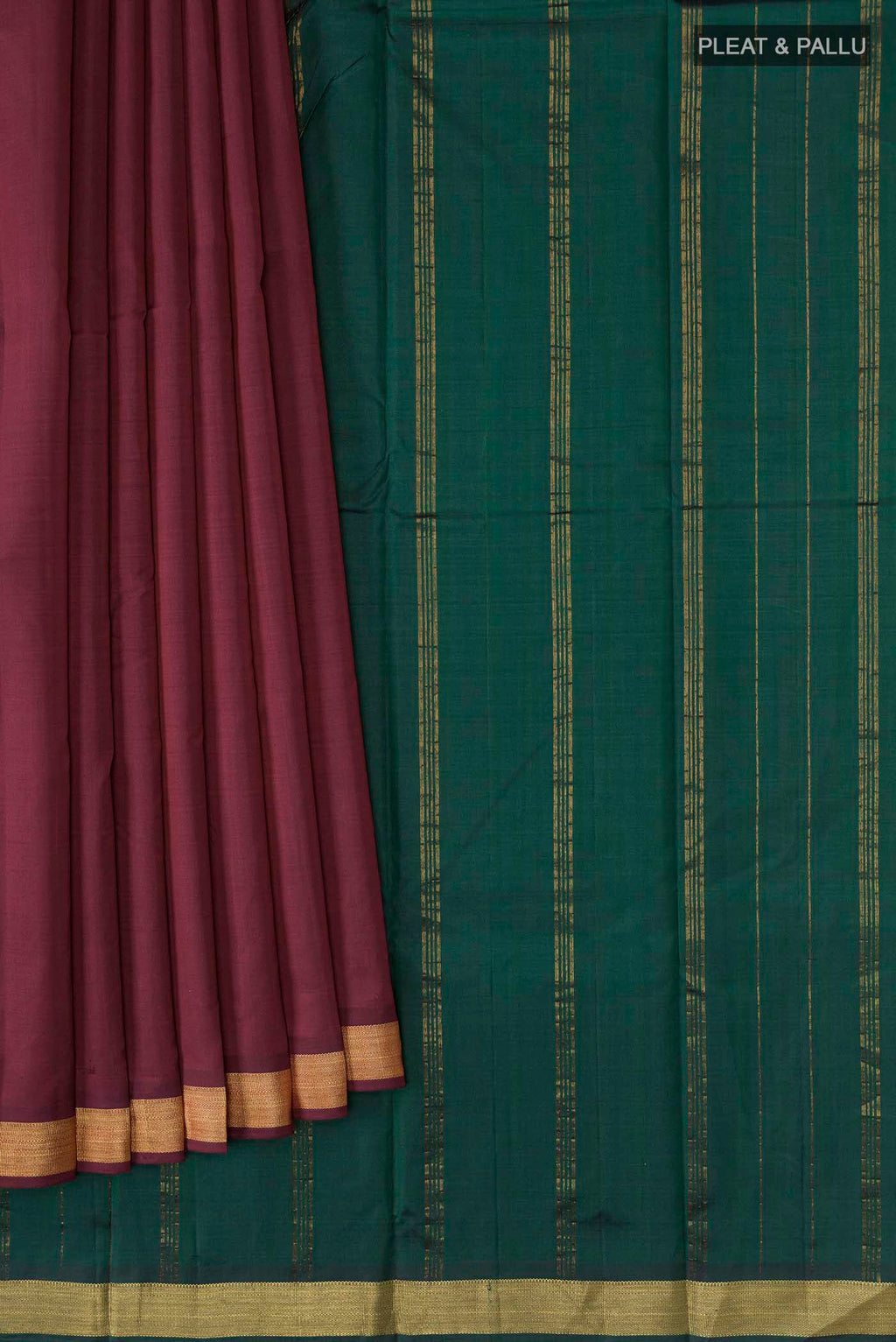 pleats pallu