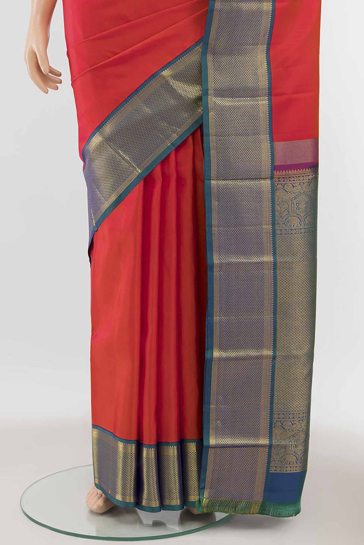 pleats pallu