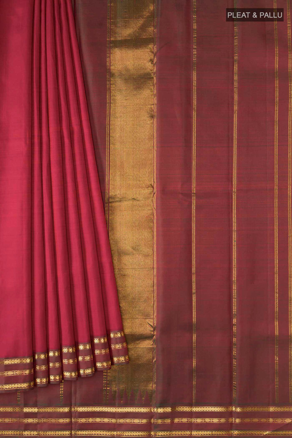 pleats pallu
