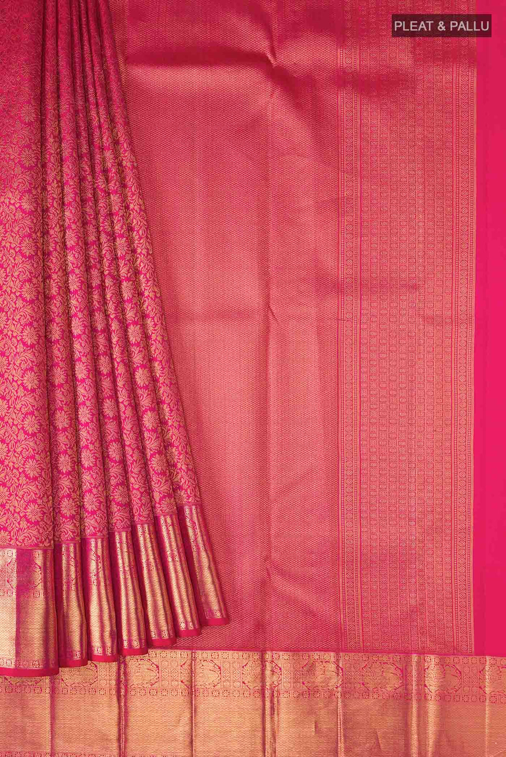pleats pallu