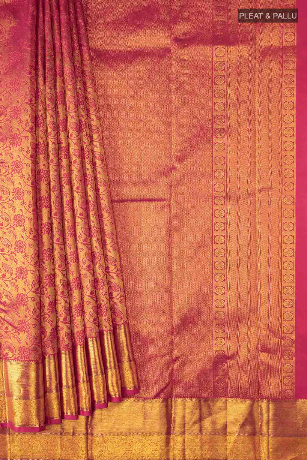 pleats pallu