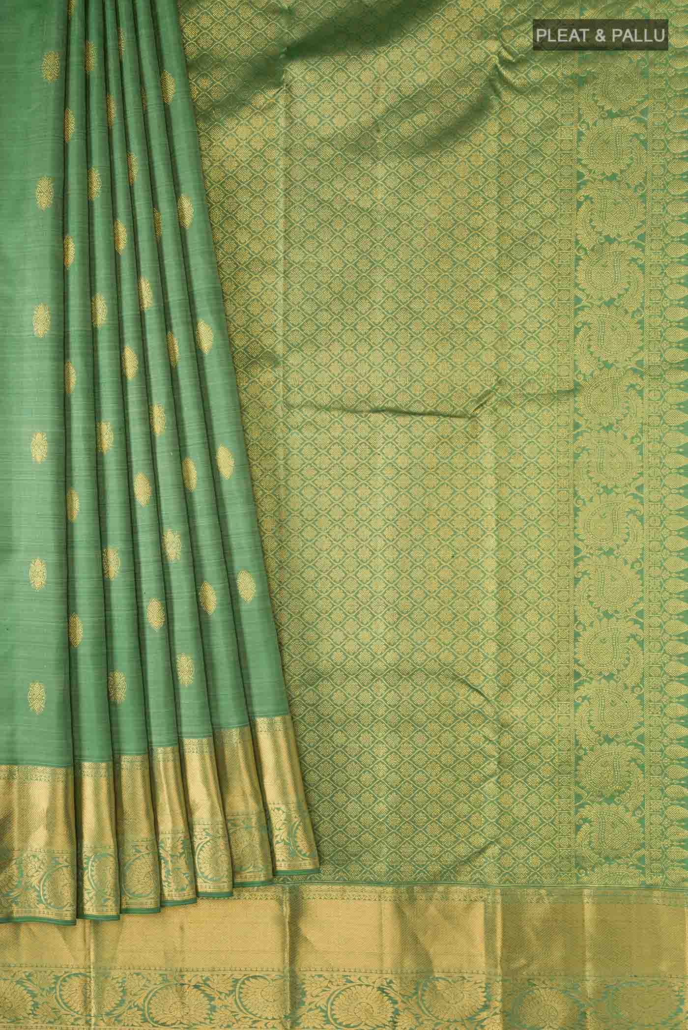 pleats pallu