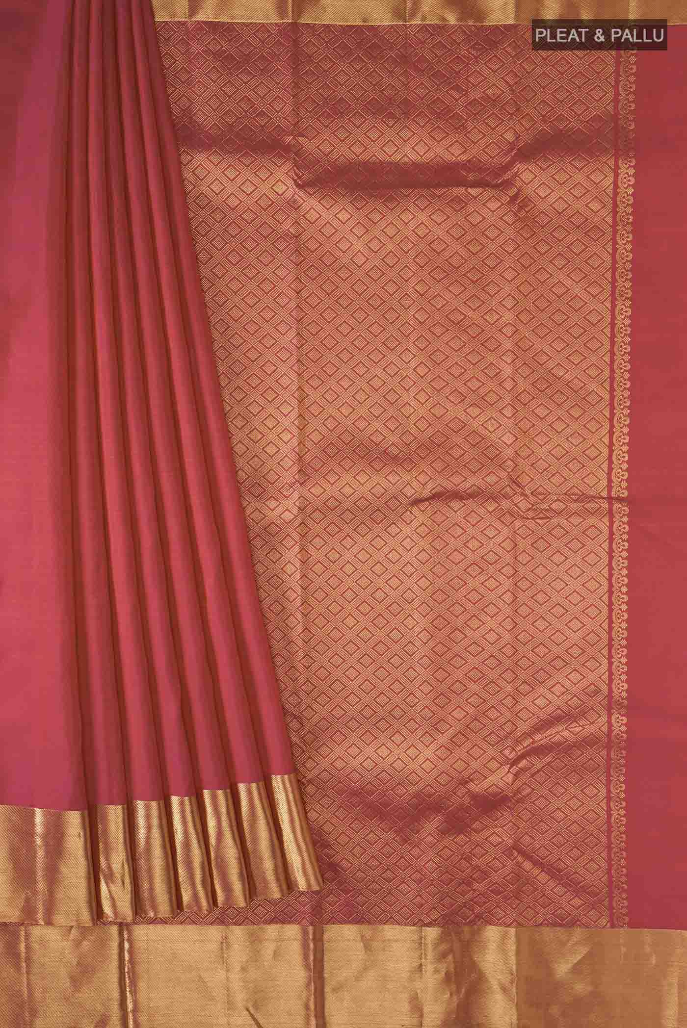 pleats pallu