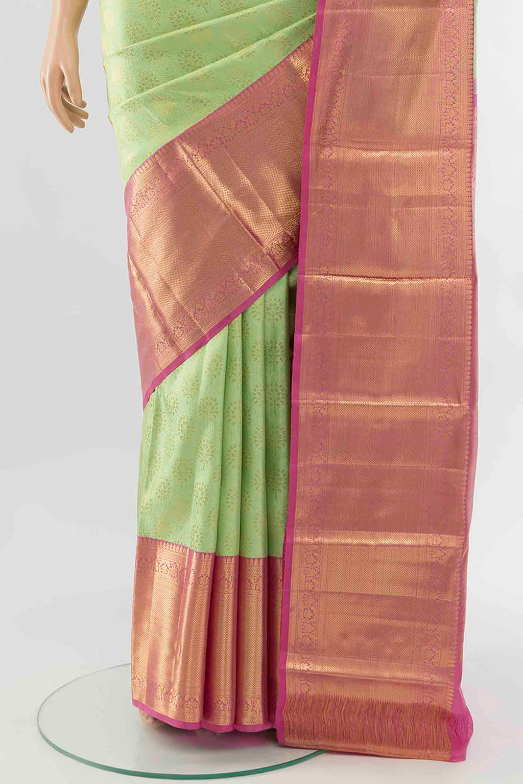 pleats pallu