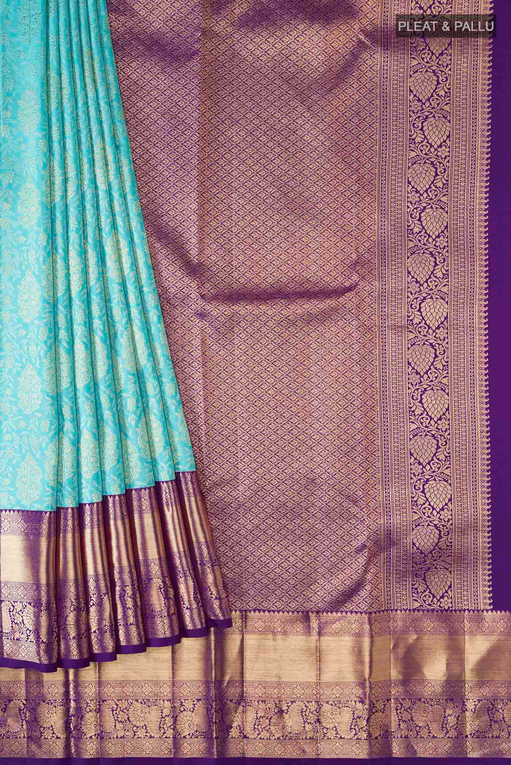 pleats pallu