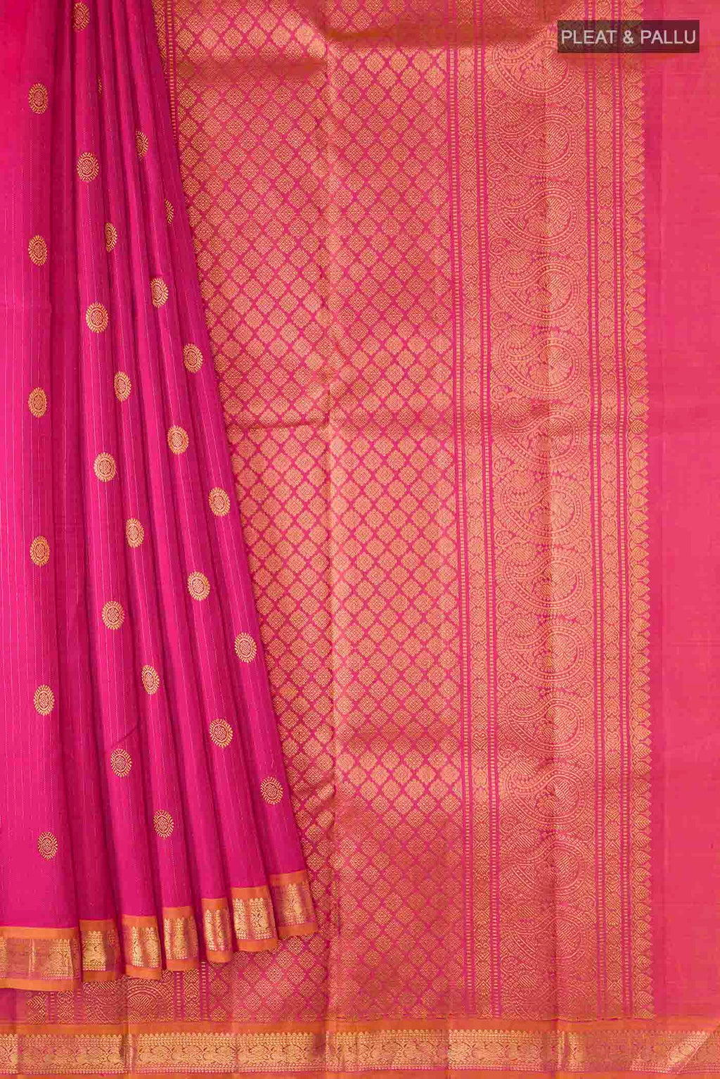 pleats pallu