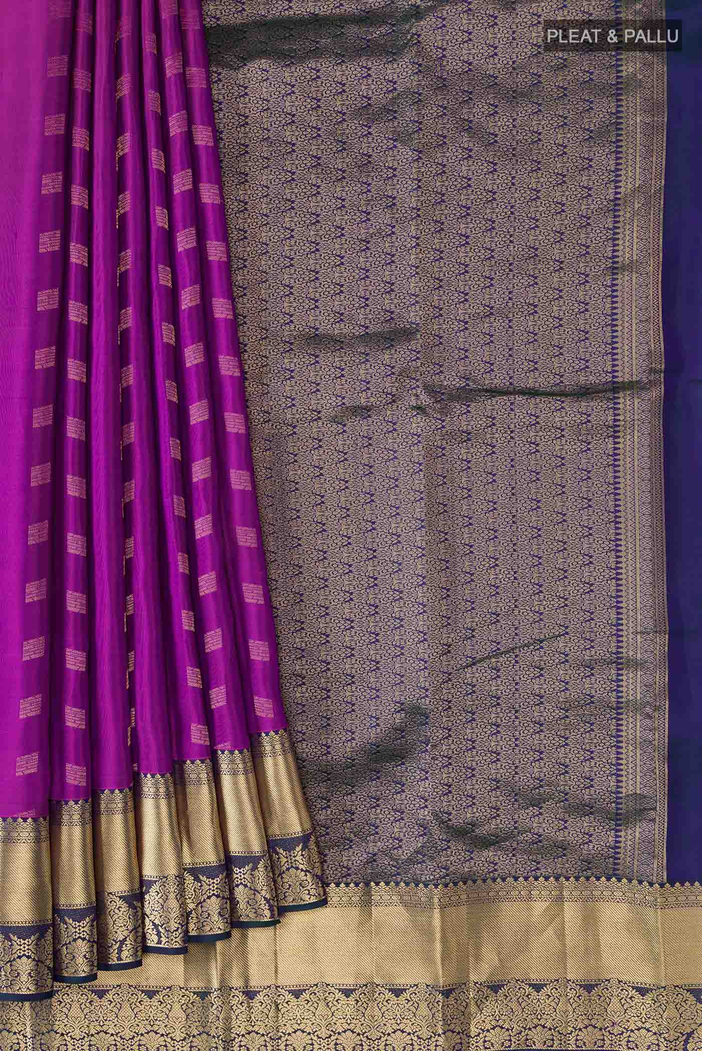 pleats pallu