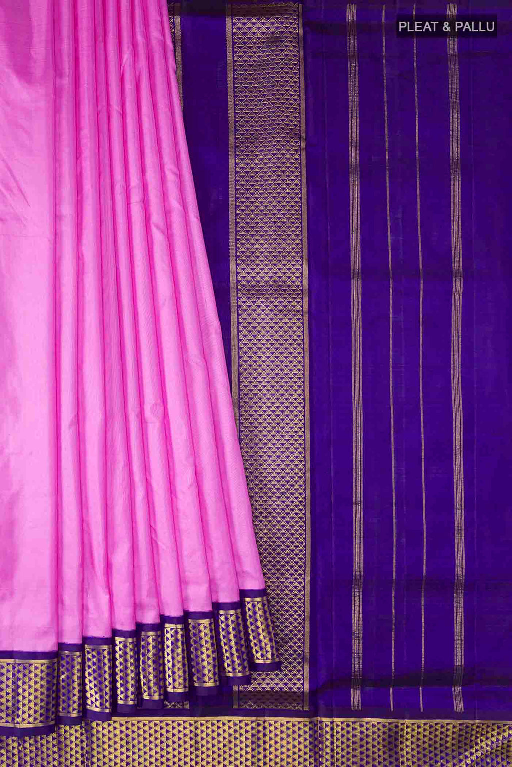 pleats pallu