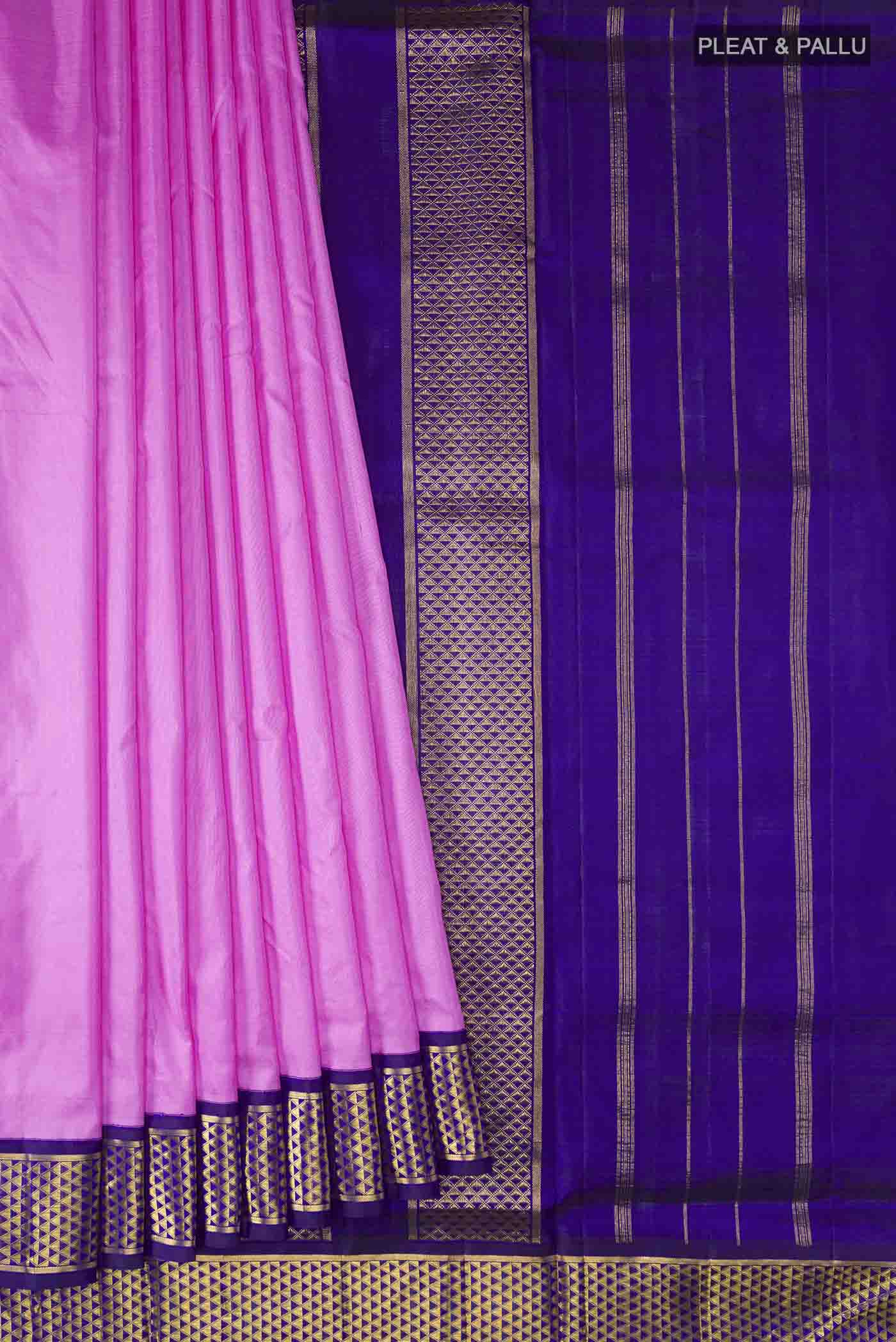 pleats pallu