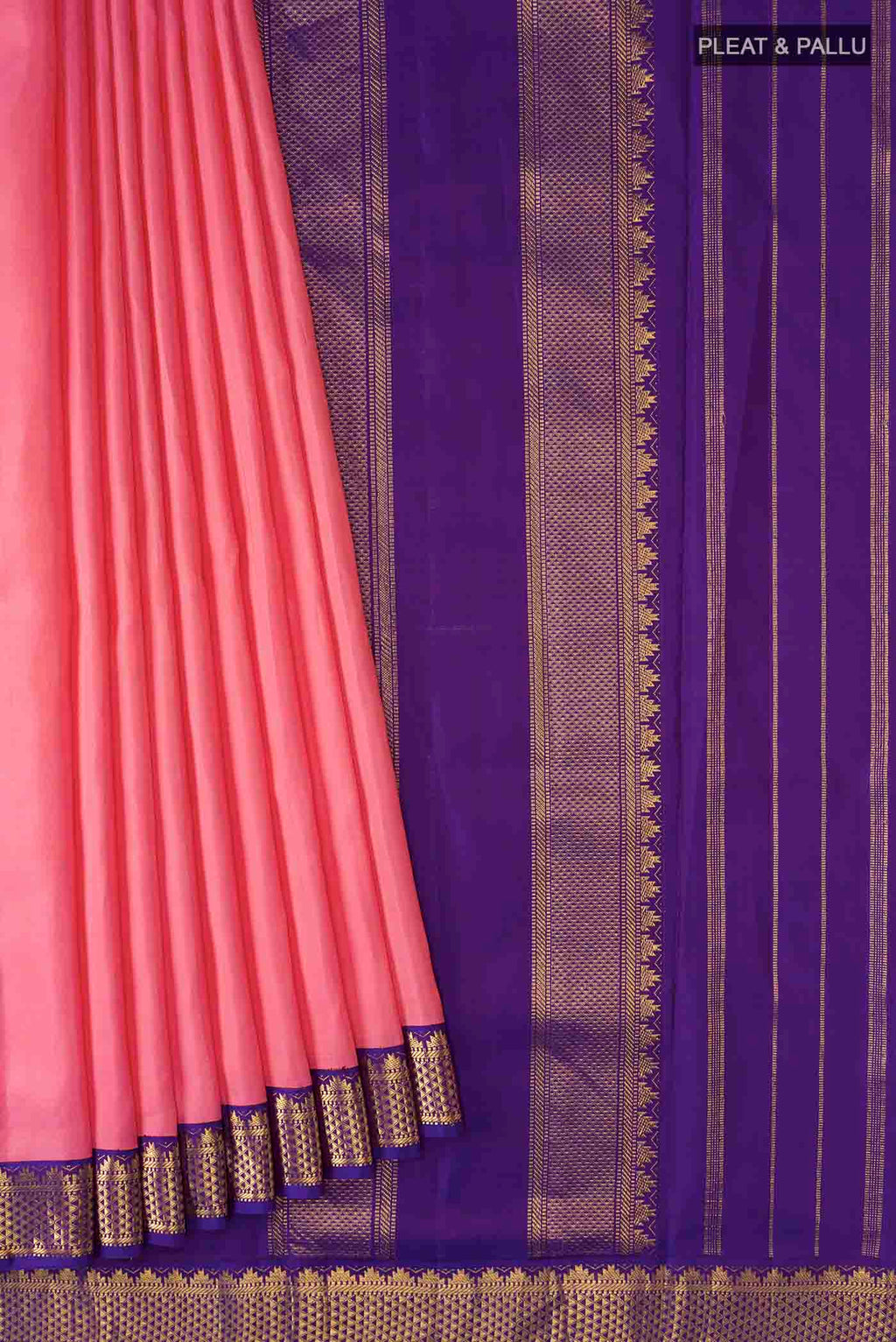pleats pallu