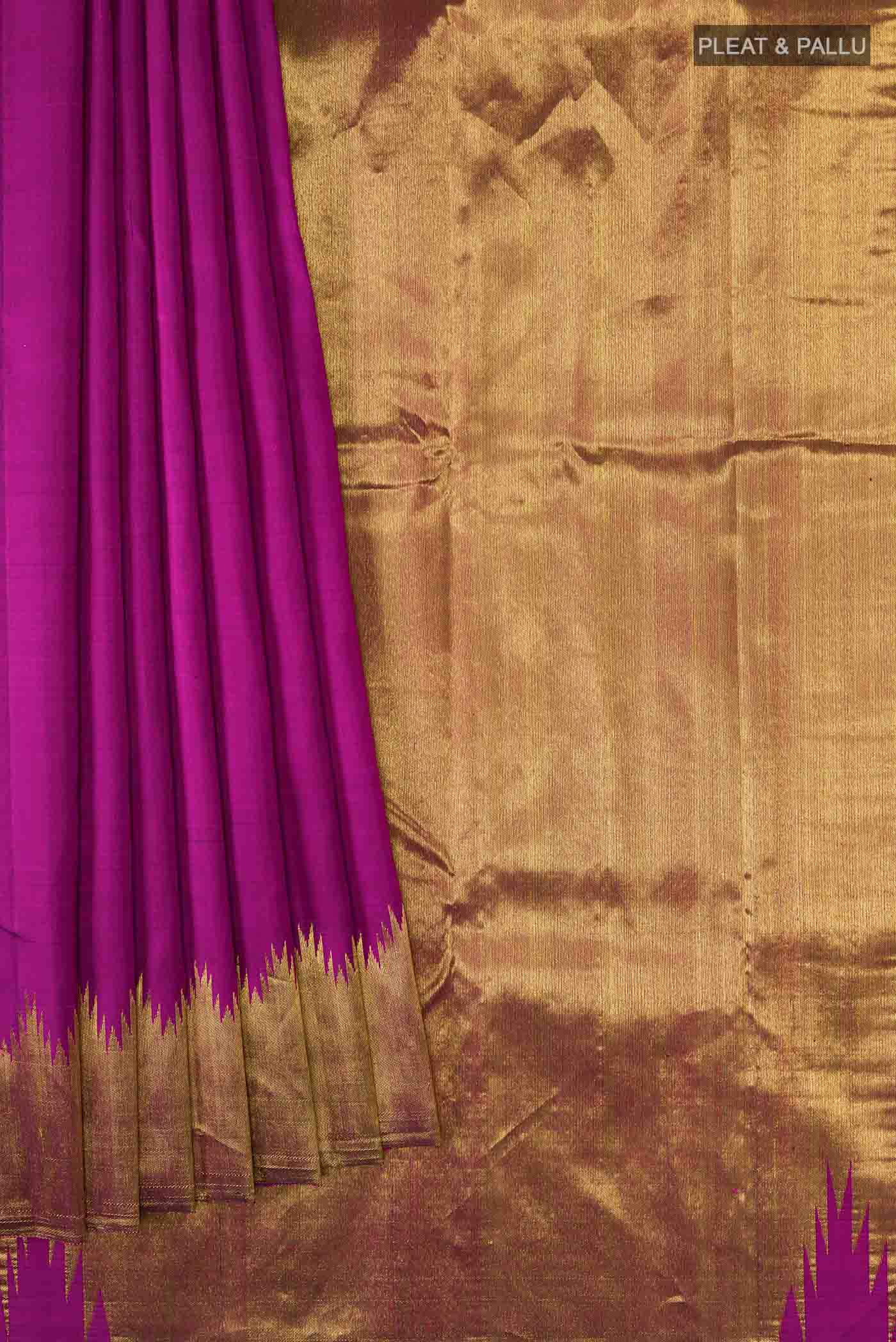 pleats pallu