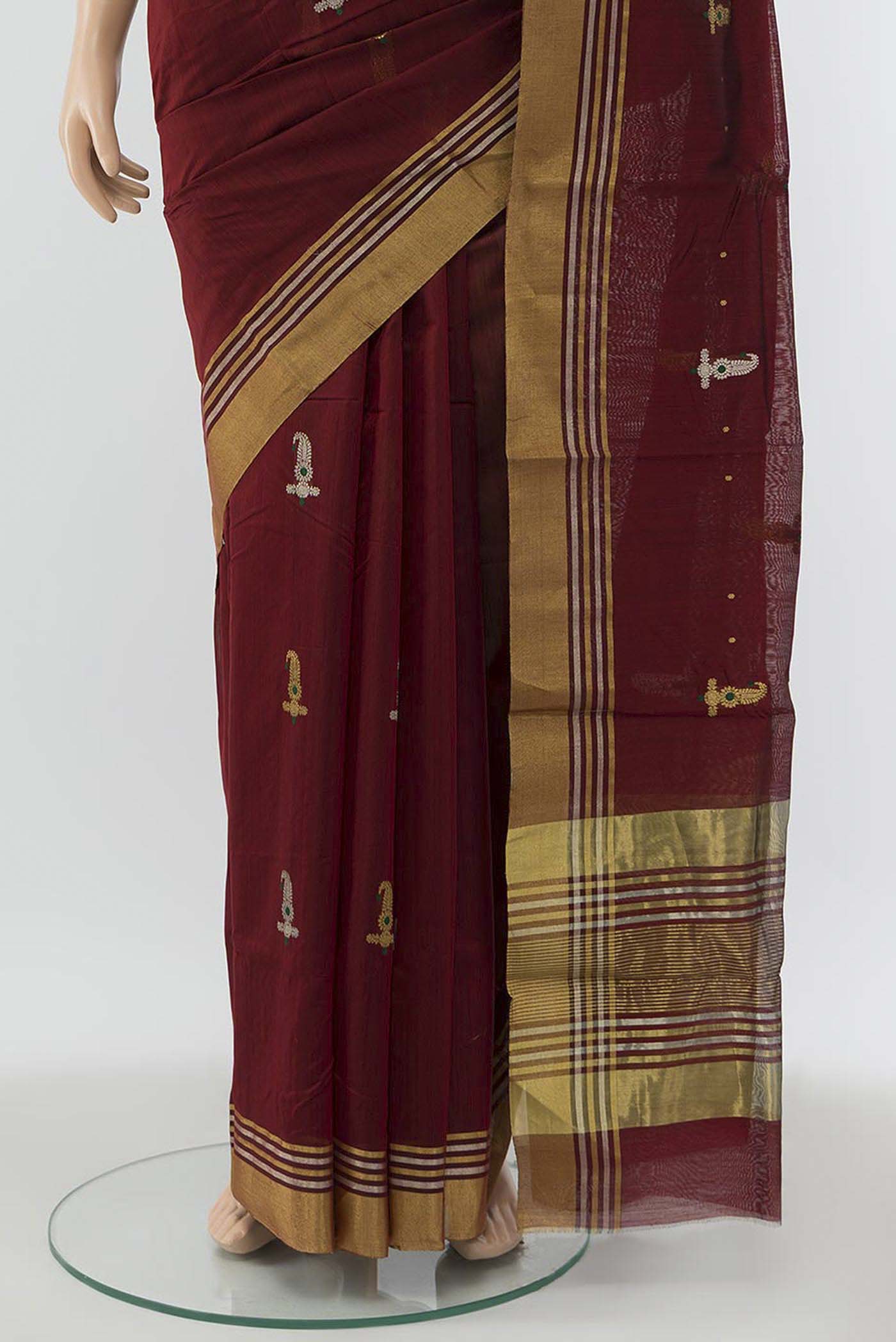 pleats pallu