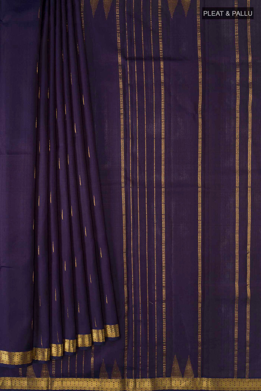pleats pallu