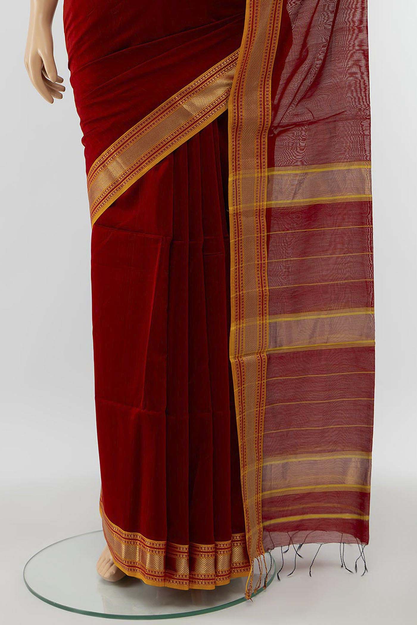 pleats pallu