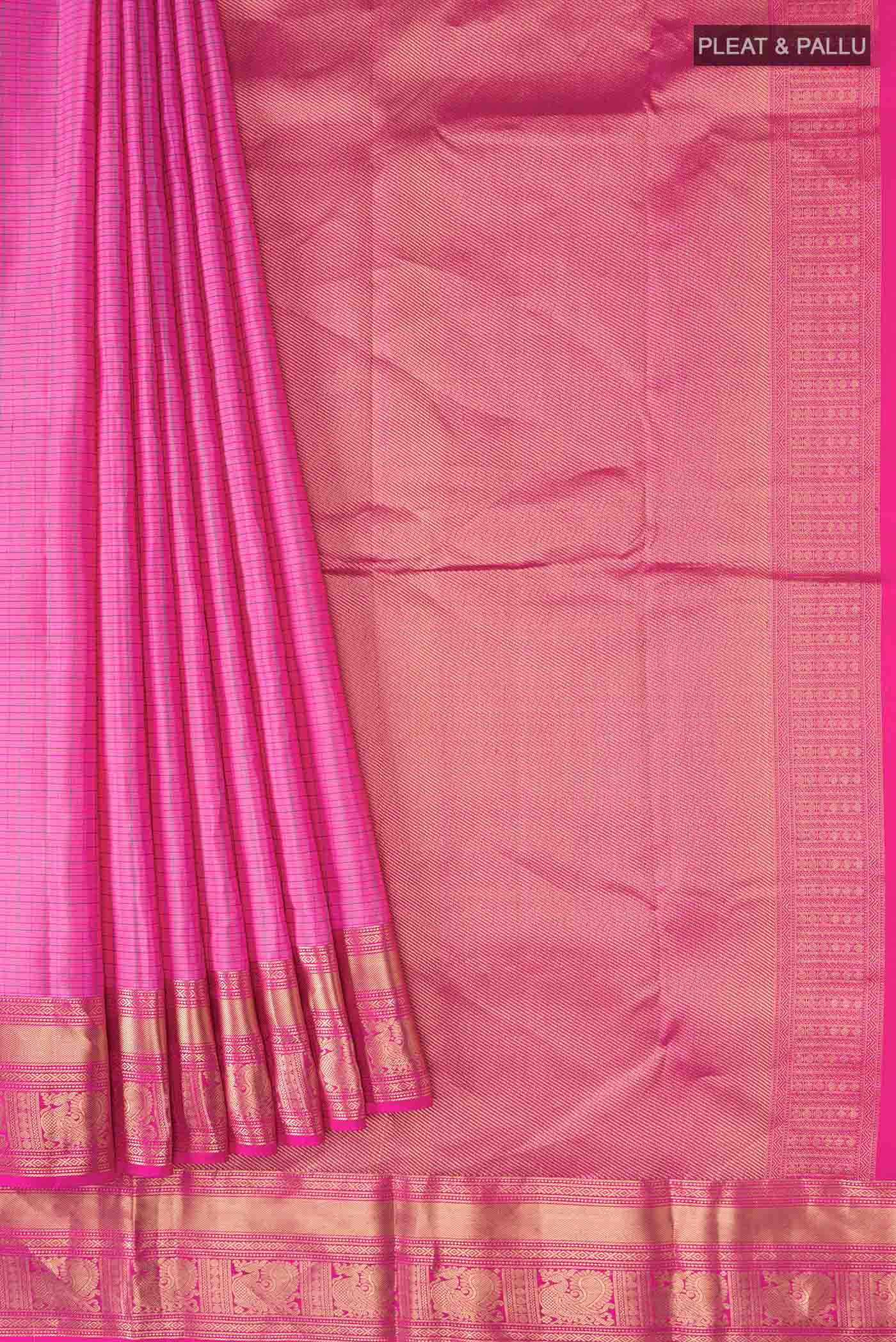 pleats pallu
