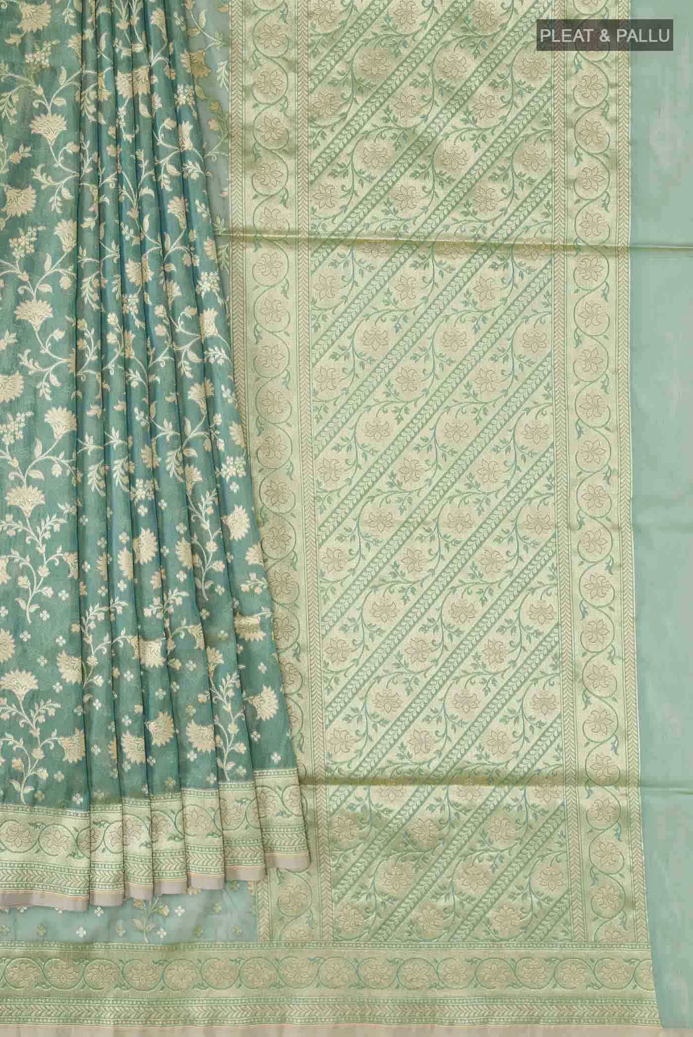 pleats pallu