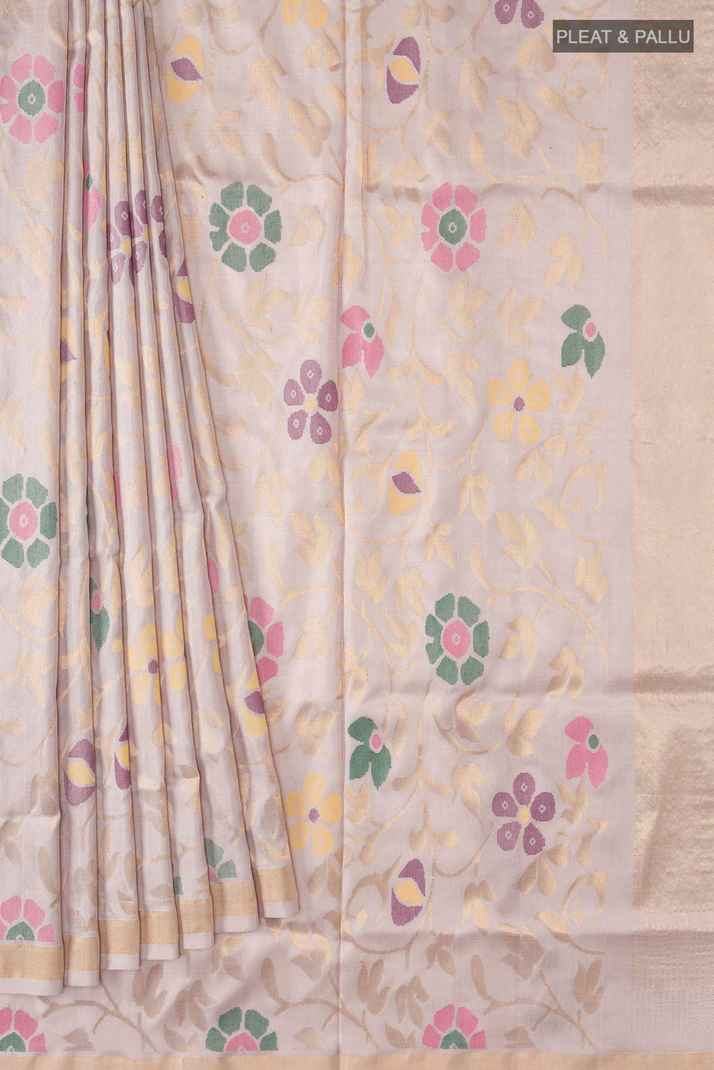 pleats pallu