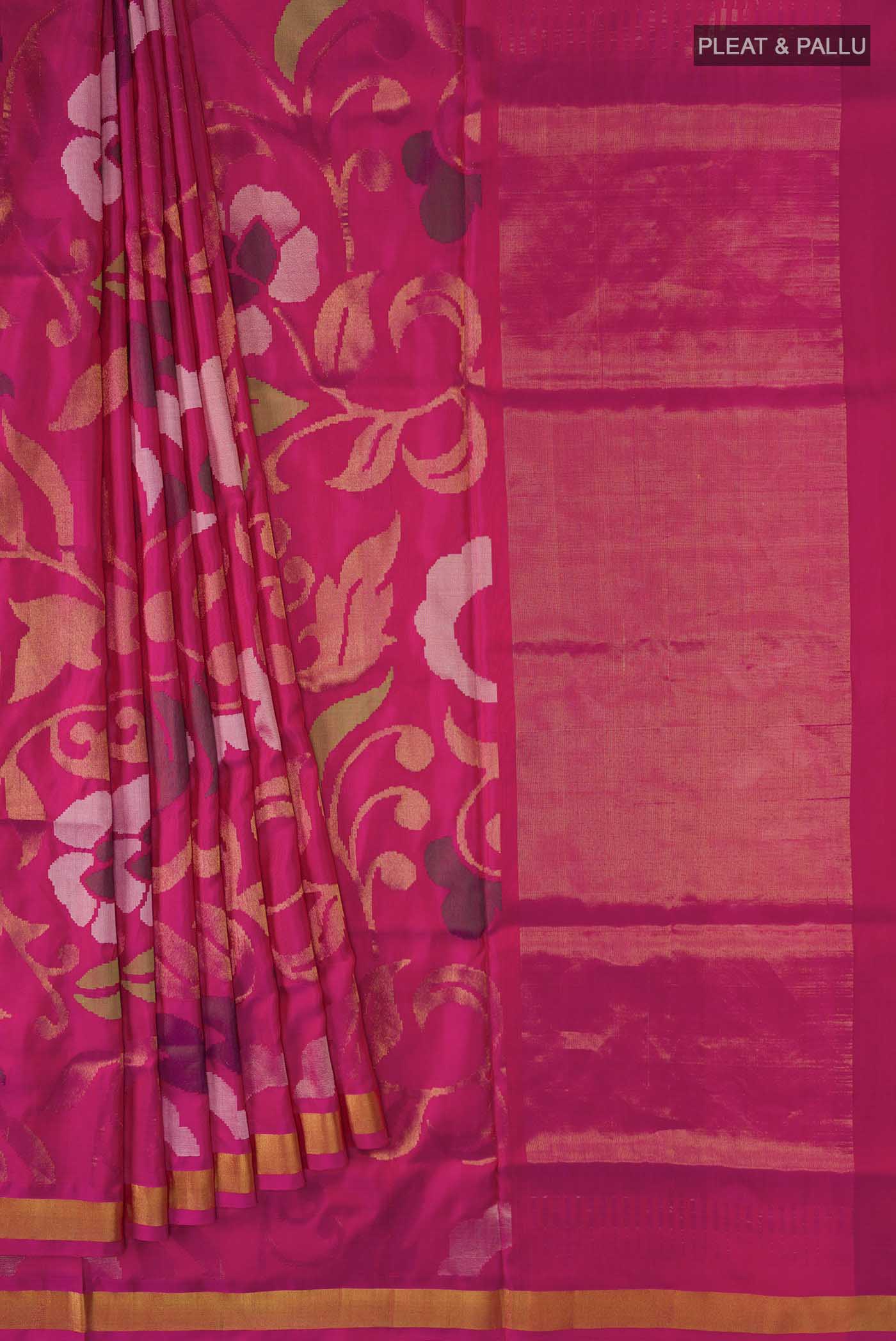 pleats pallu