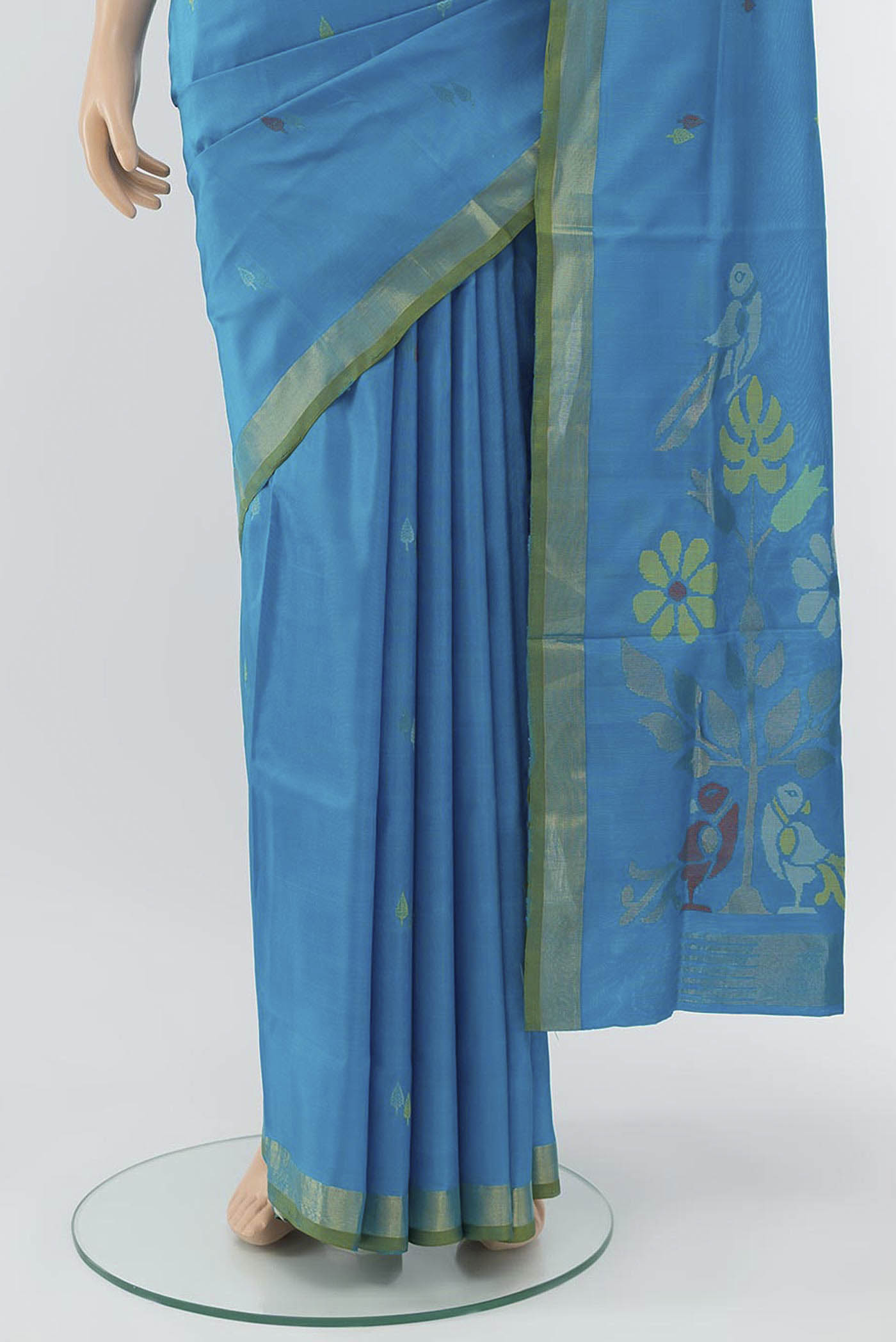pleats pallu