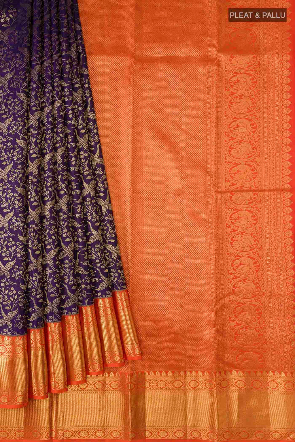 pleats pallu